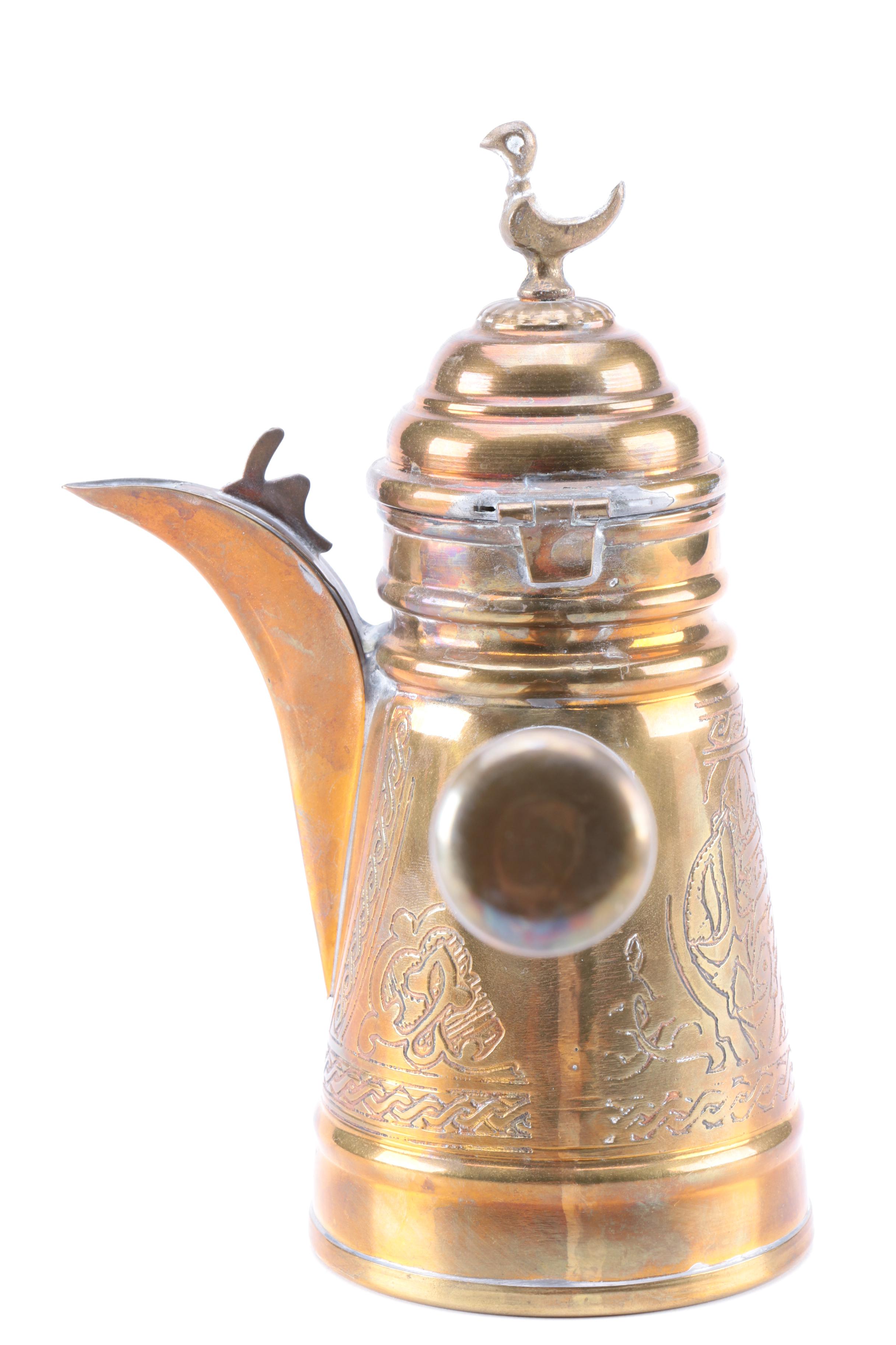 Iskandar Matar & Sons Nazareth Brass Coffee Set