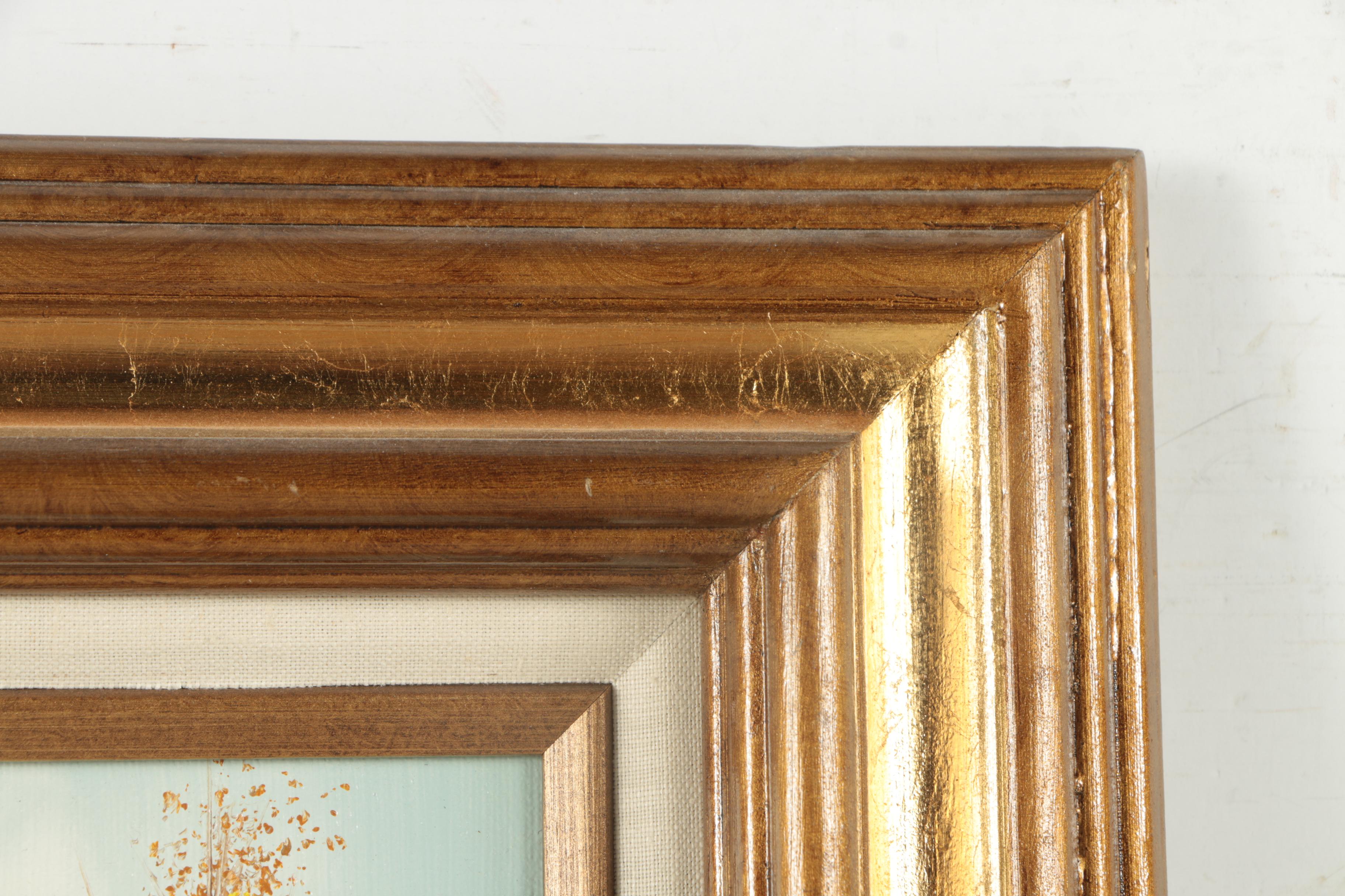 Wallace Oil Painting on Canvas of Wooded Scene