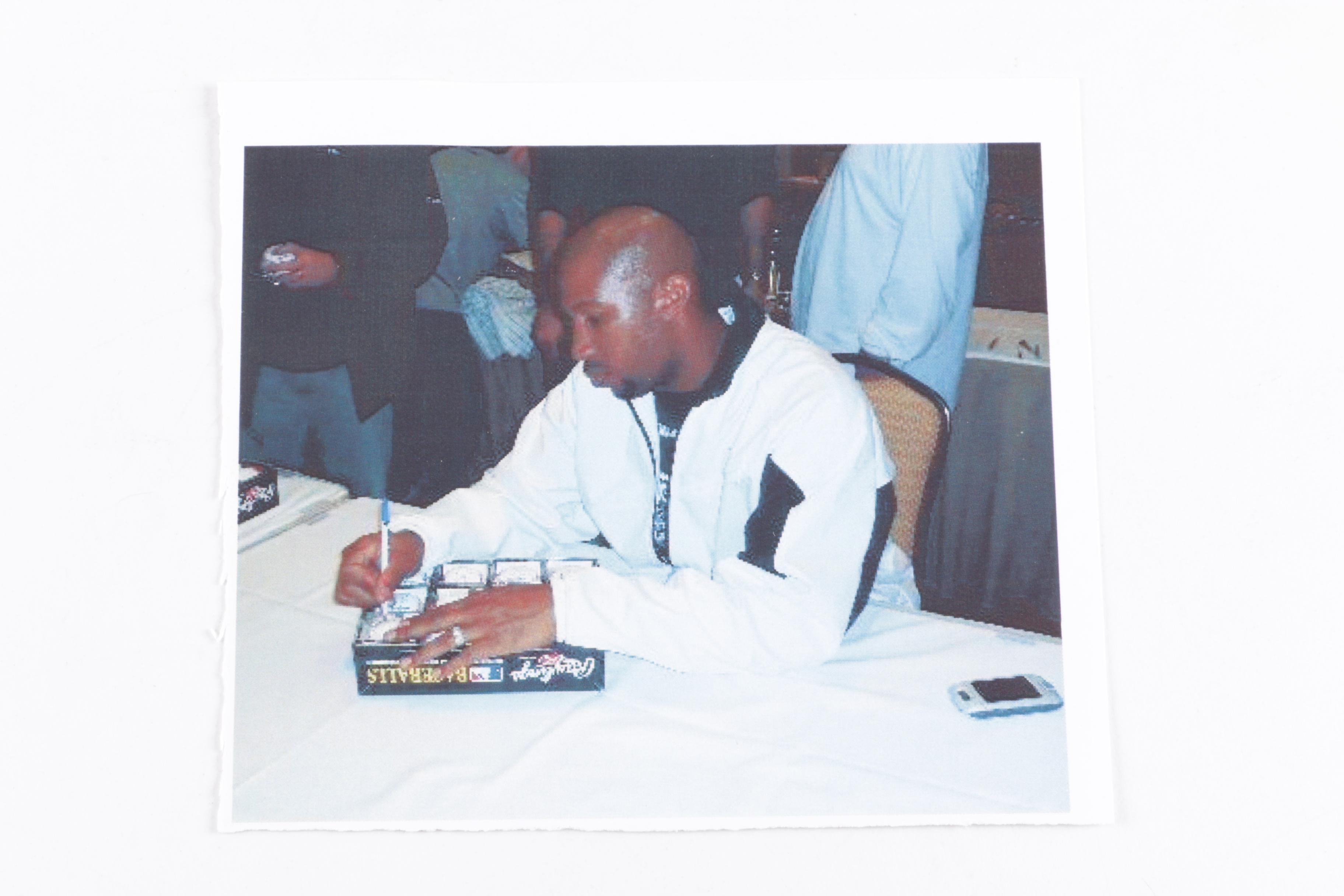 Jermaine Dye Signed Baseball