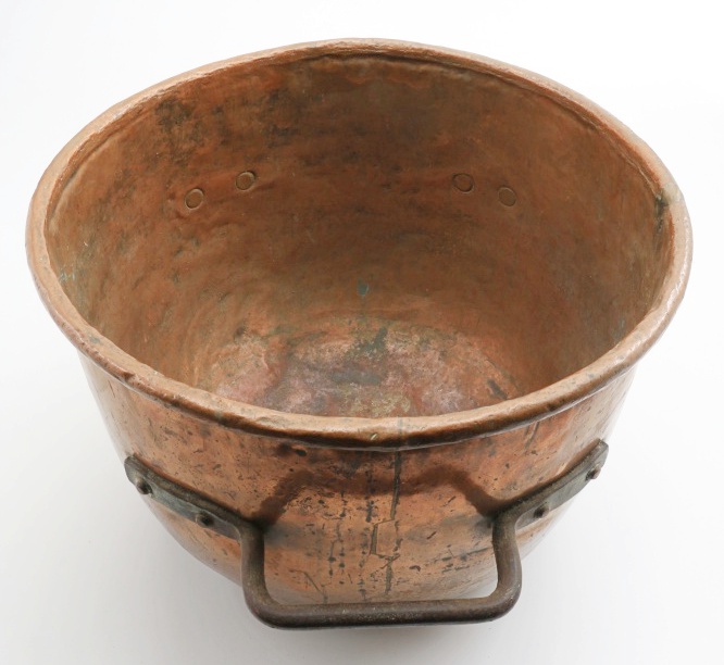 Large Copper Pot With Side Handles