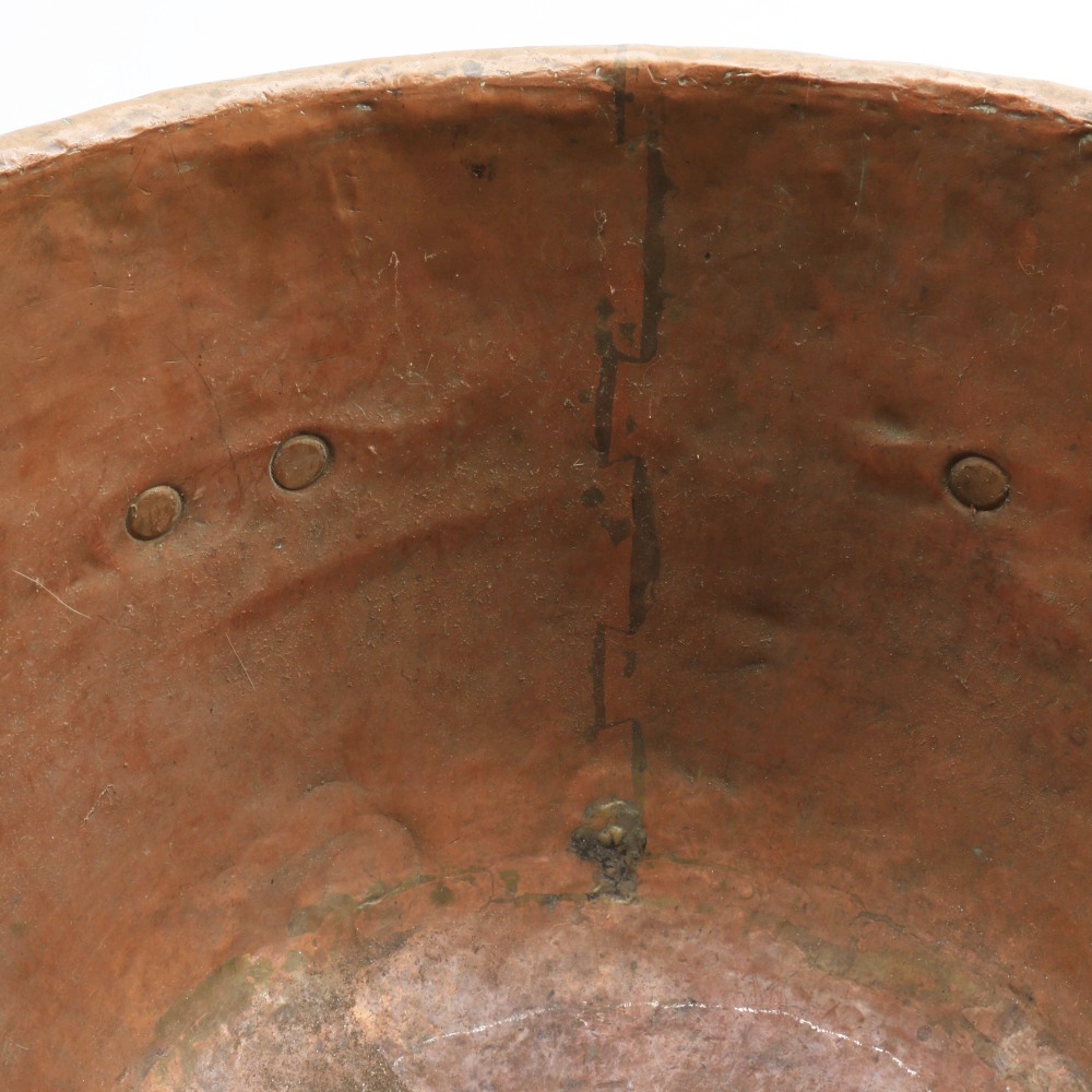 Large Copper Pot With Side Handles
