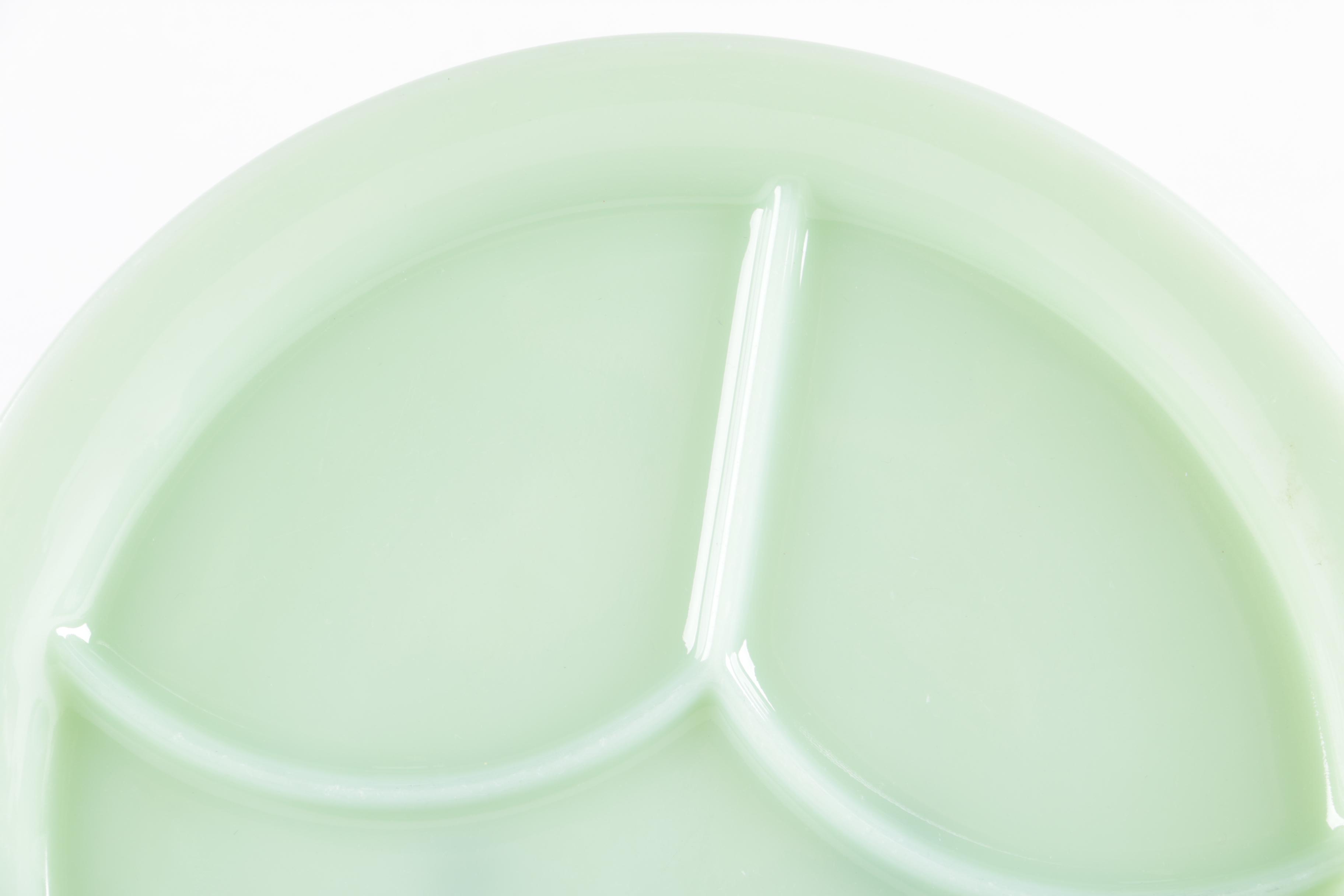 Anchor Hocking Fire King Jadeite Grill Plates