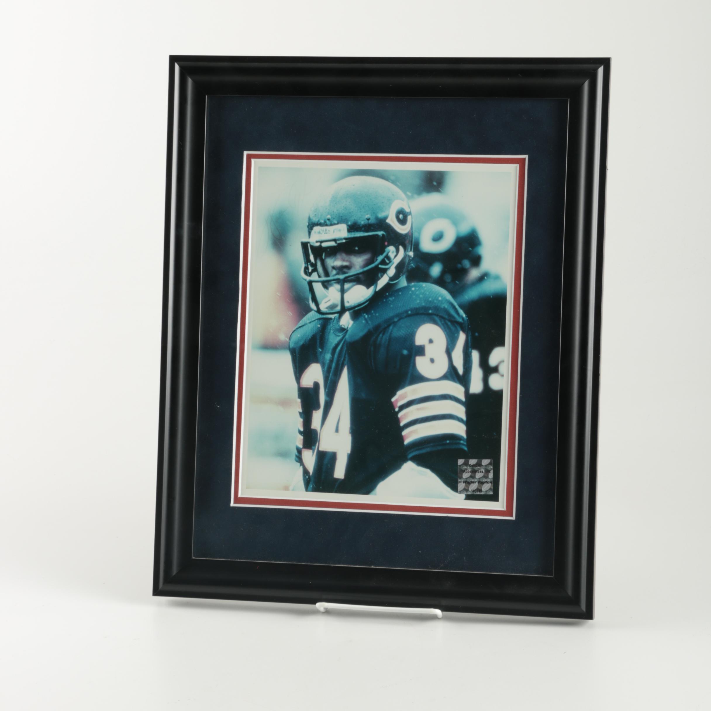 Autographed Walter Payton Photo