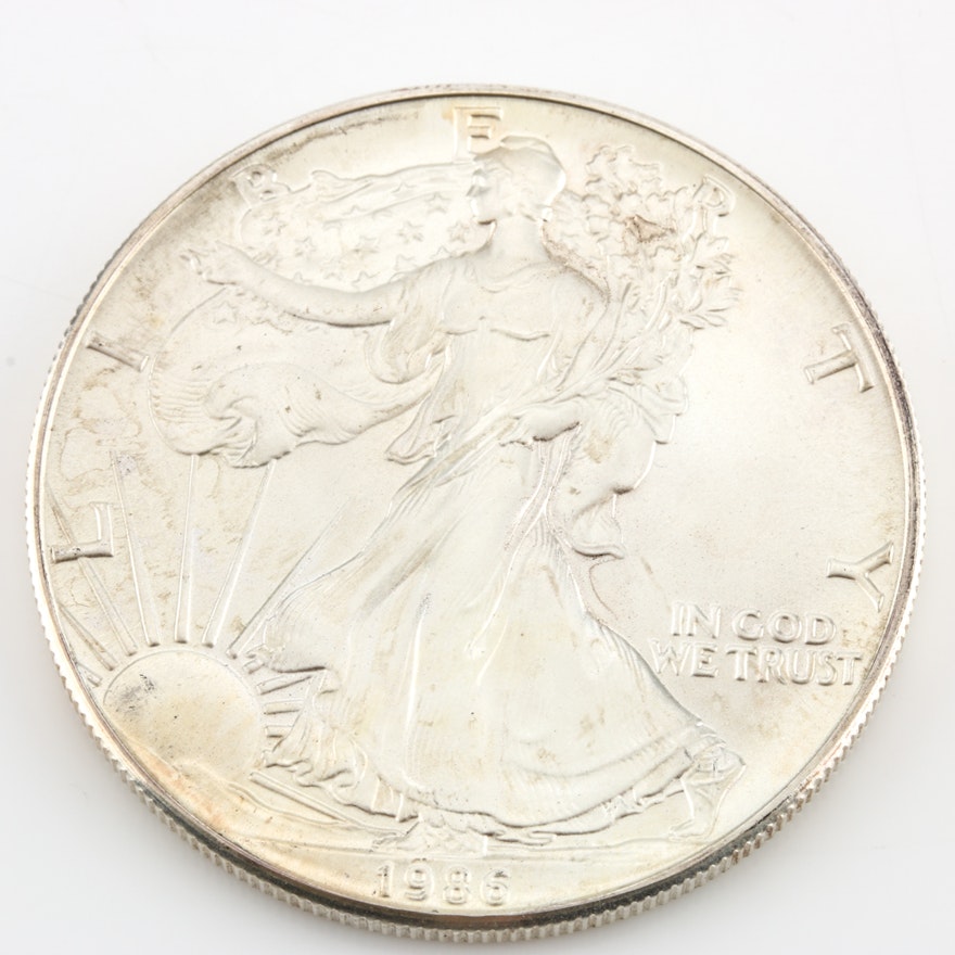 1986 One Dollar U.S. Silver Eagle