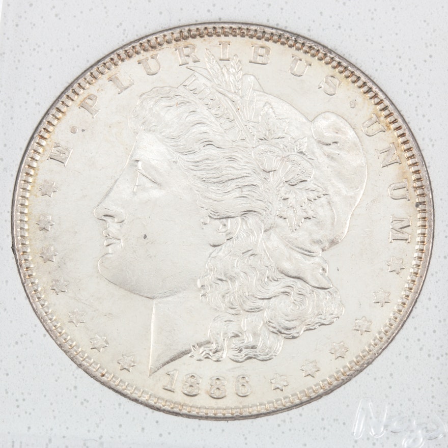 1886 Silver Morgan Dollar