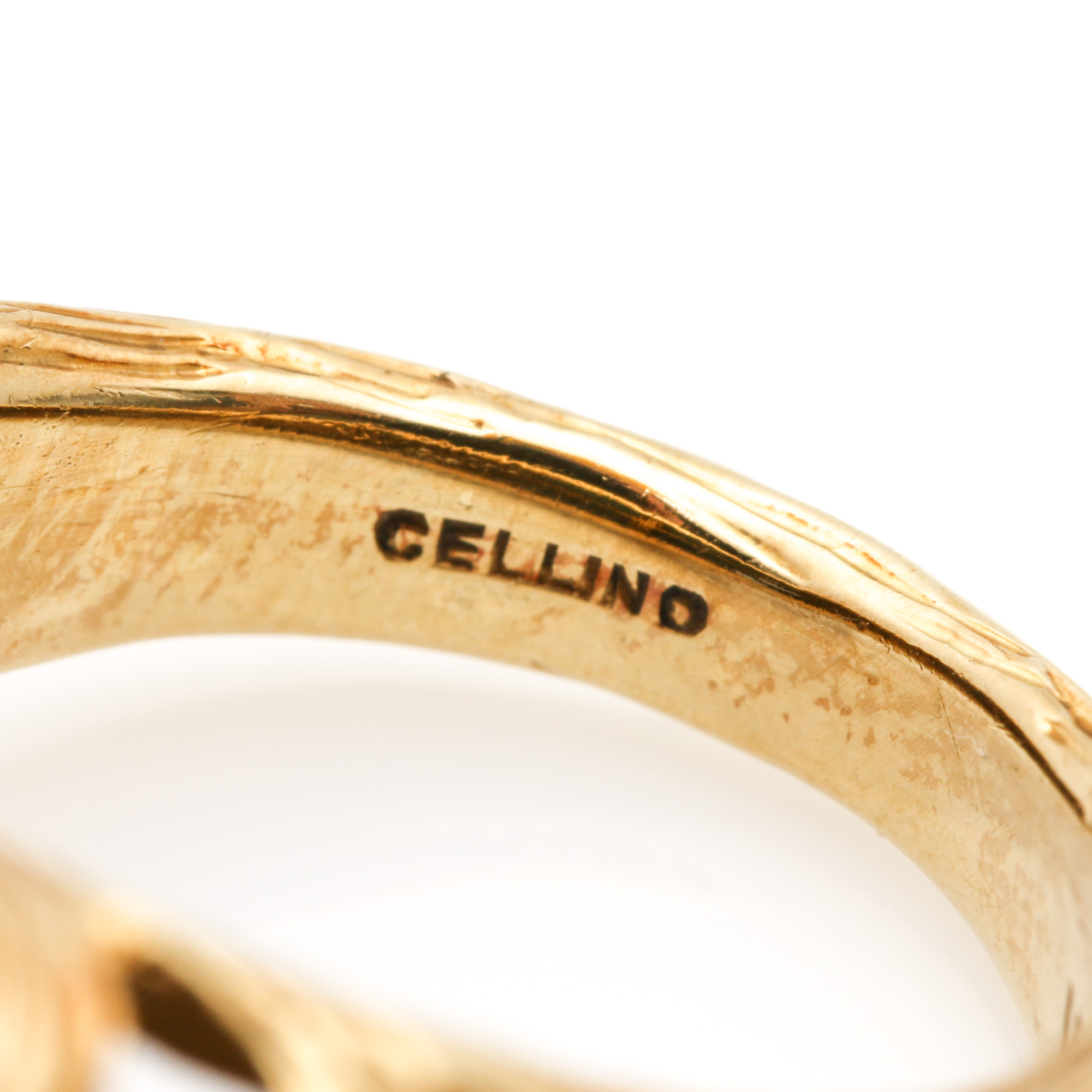 Cellino 18K Yellow Gold Jadeite Cocktail Ring