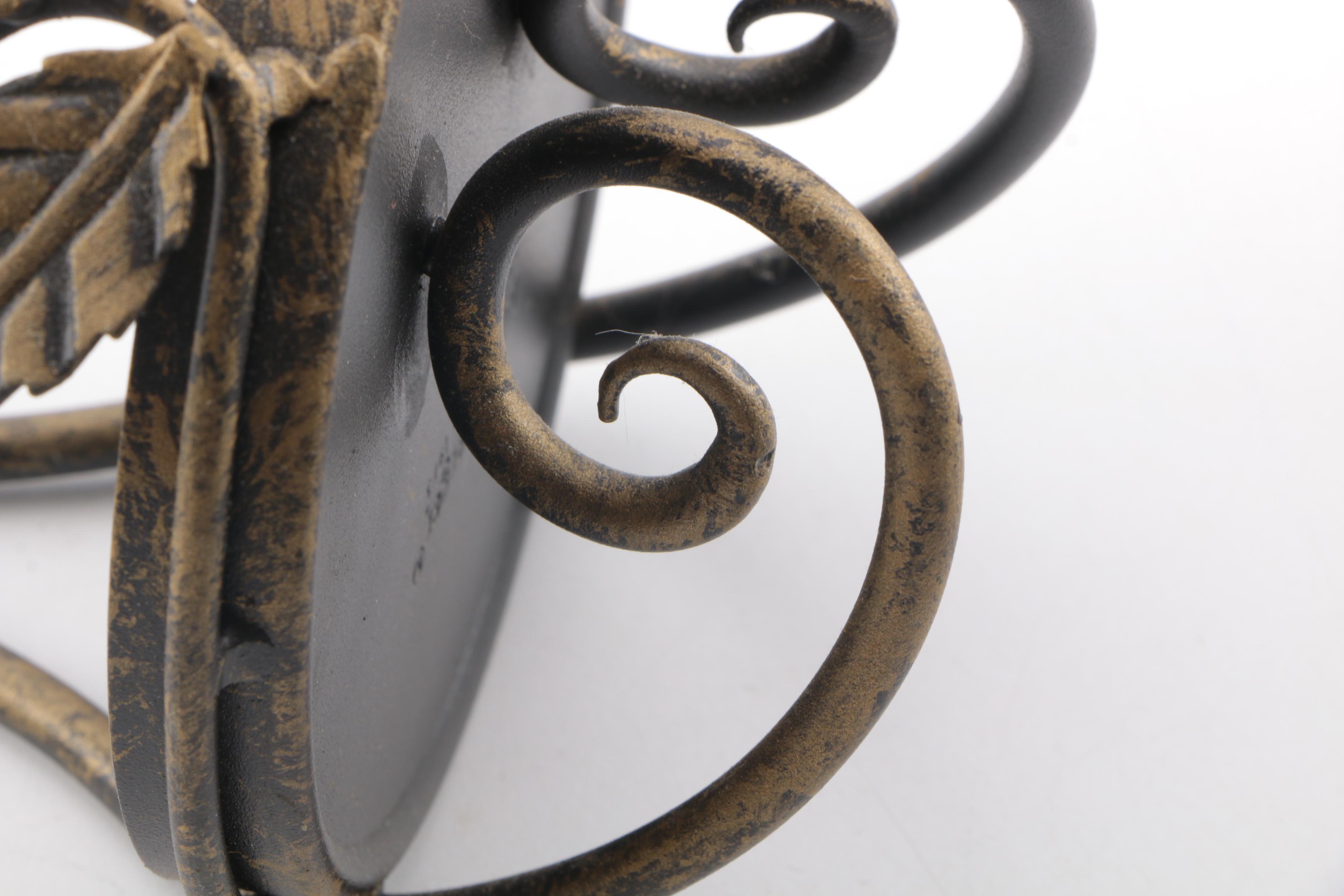 Metal Vine Decor Including Longaberger