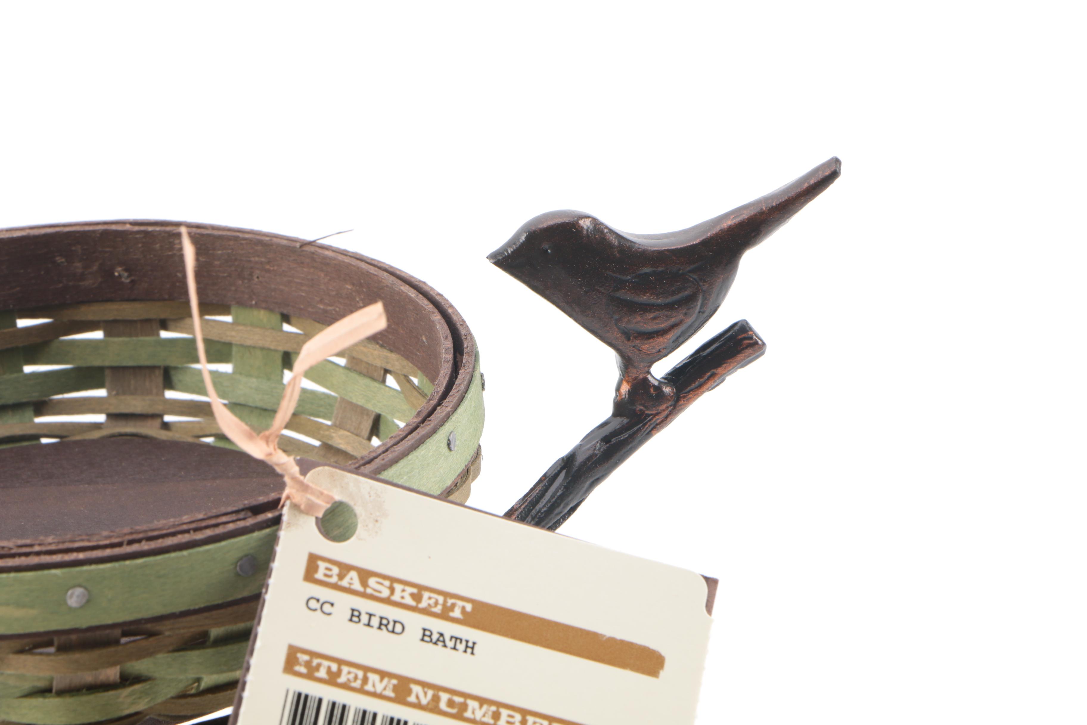 Metal Vine Decor Including Longaberger