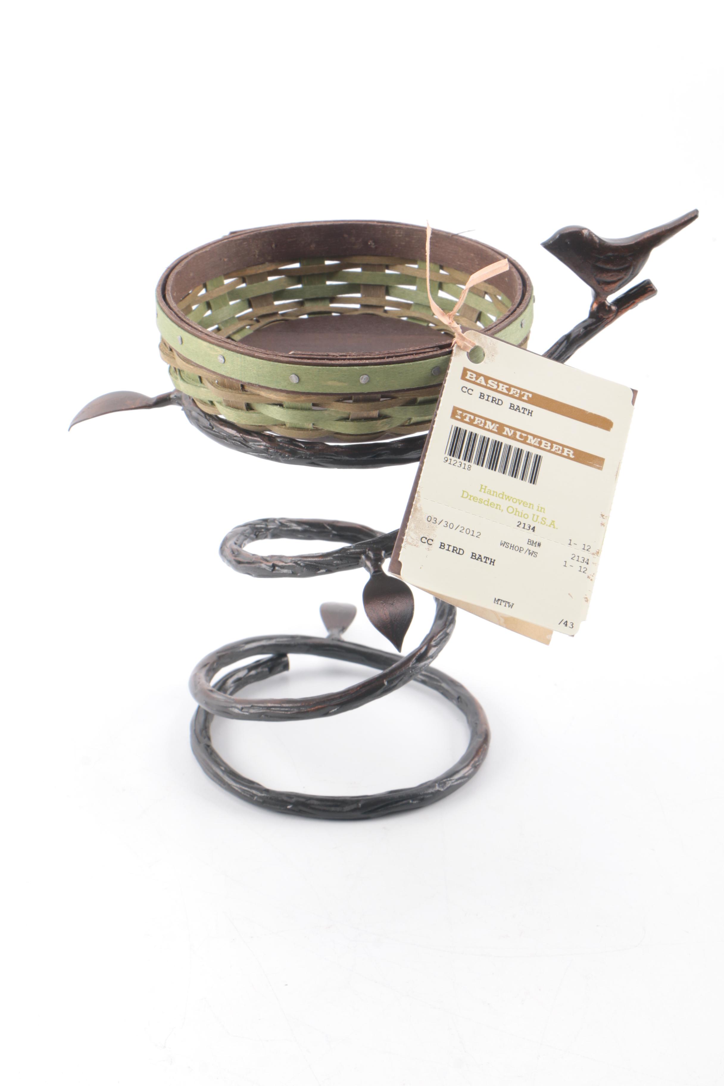 Metal Vine Decor Including Longaberger