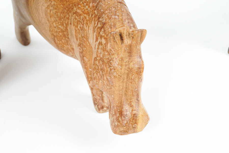 Assortment of Hand Carved African Animals
