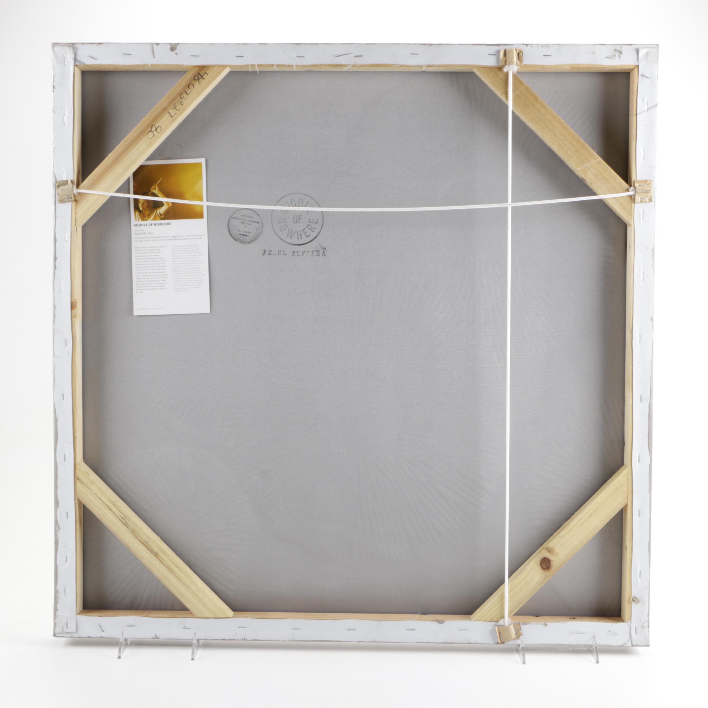 Sarah Brooke Acrylic Painting on Canvas "Middle of Nowhere"