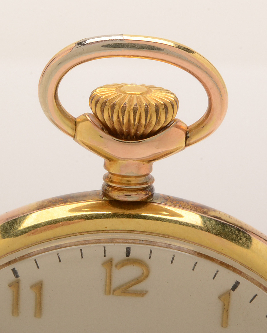Vintage Austin Incabloc Antimagnetic Open Face Pocket Watch