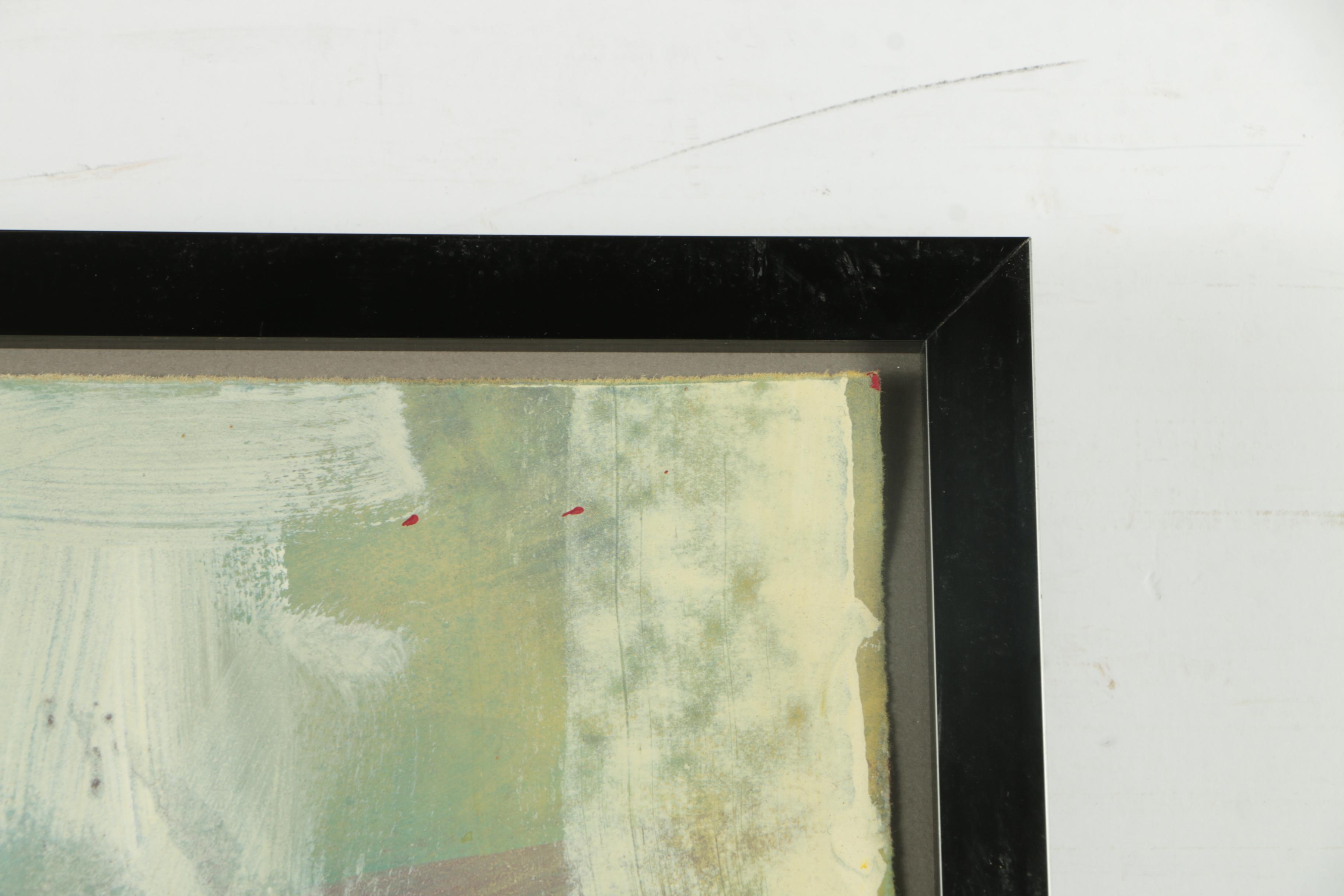 Oil Painting of Embracing Figures