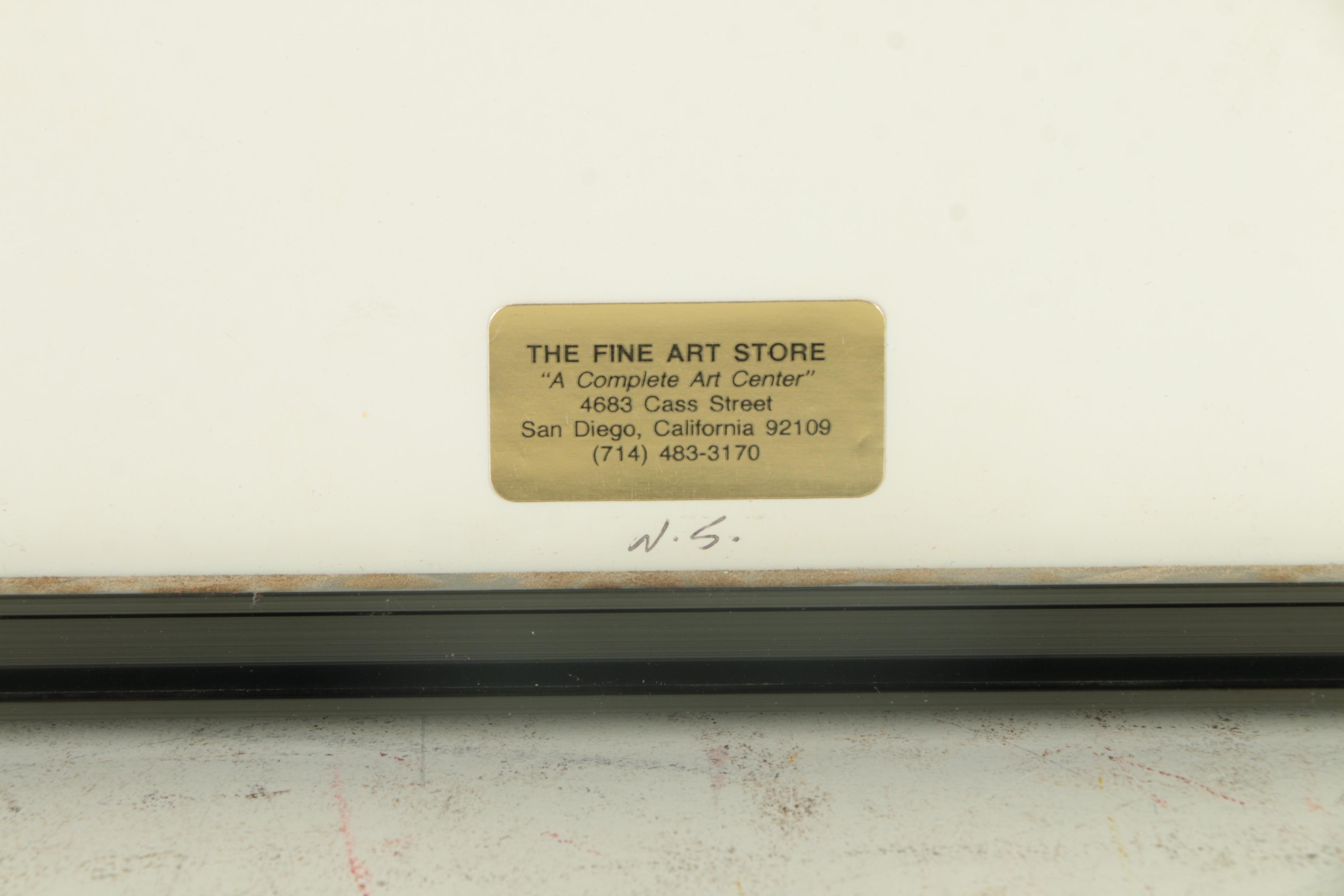 Oil Painting of Embracing Figures