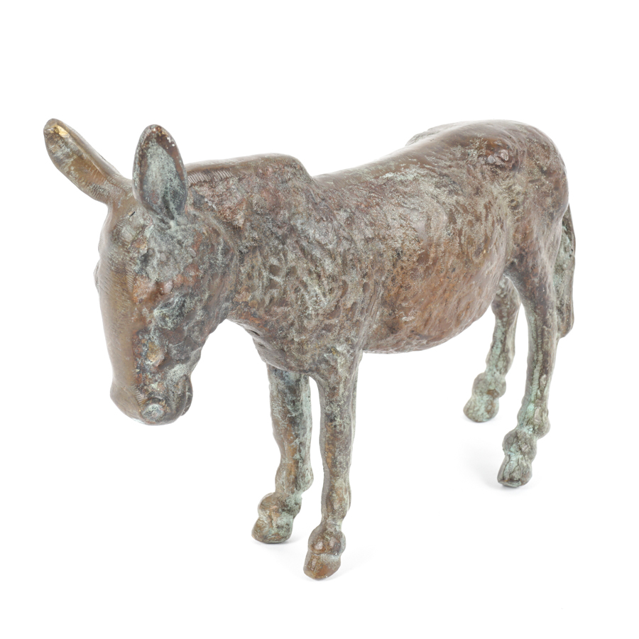 Cast Brass Donkey