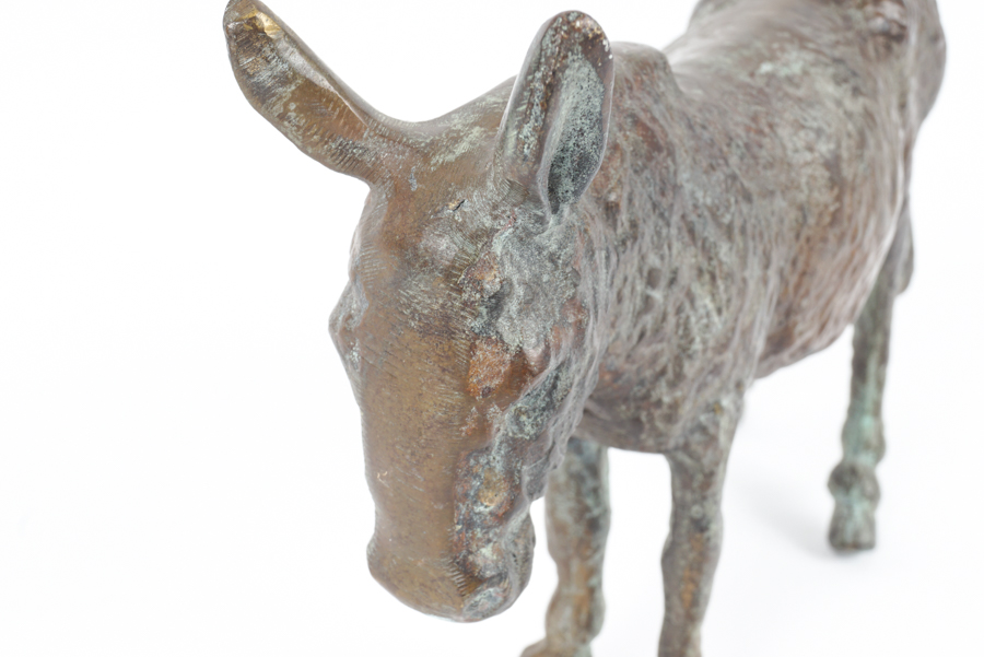 Cast Brass Donkey