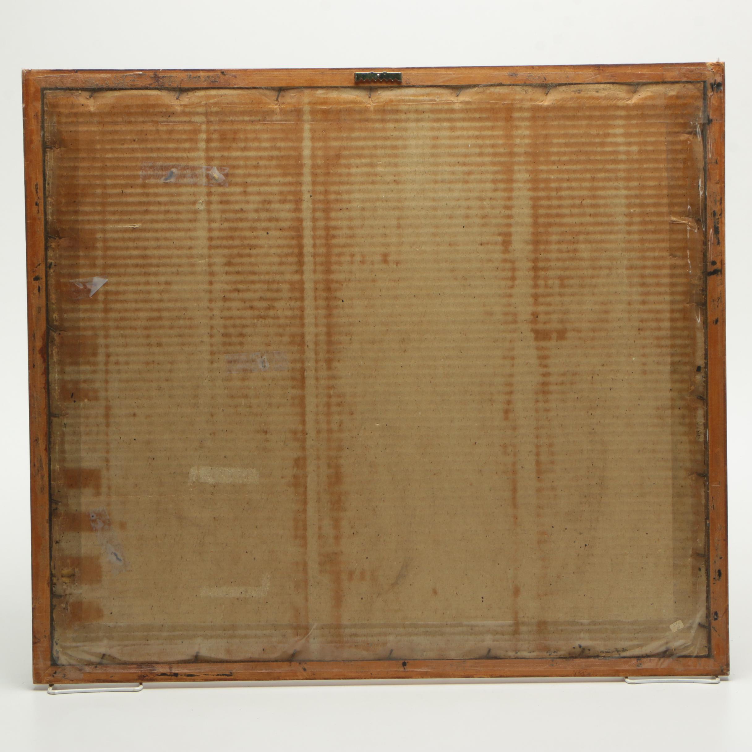 Bastogy a la Poupee Etching with Aquatint of Boats with Red Sails