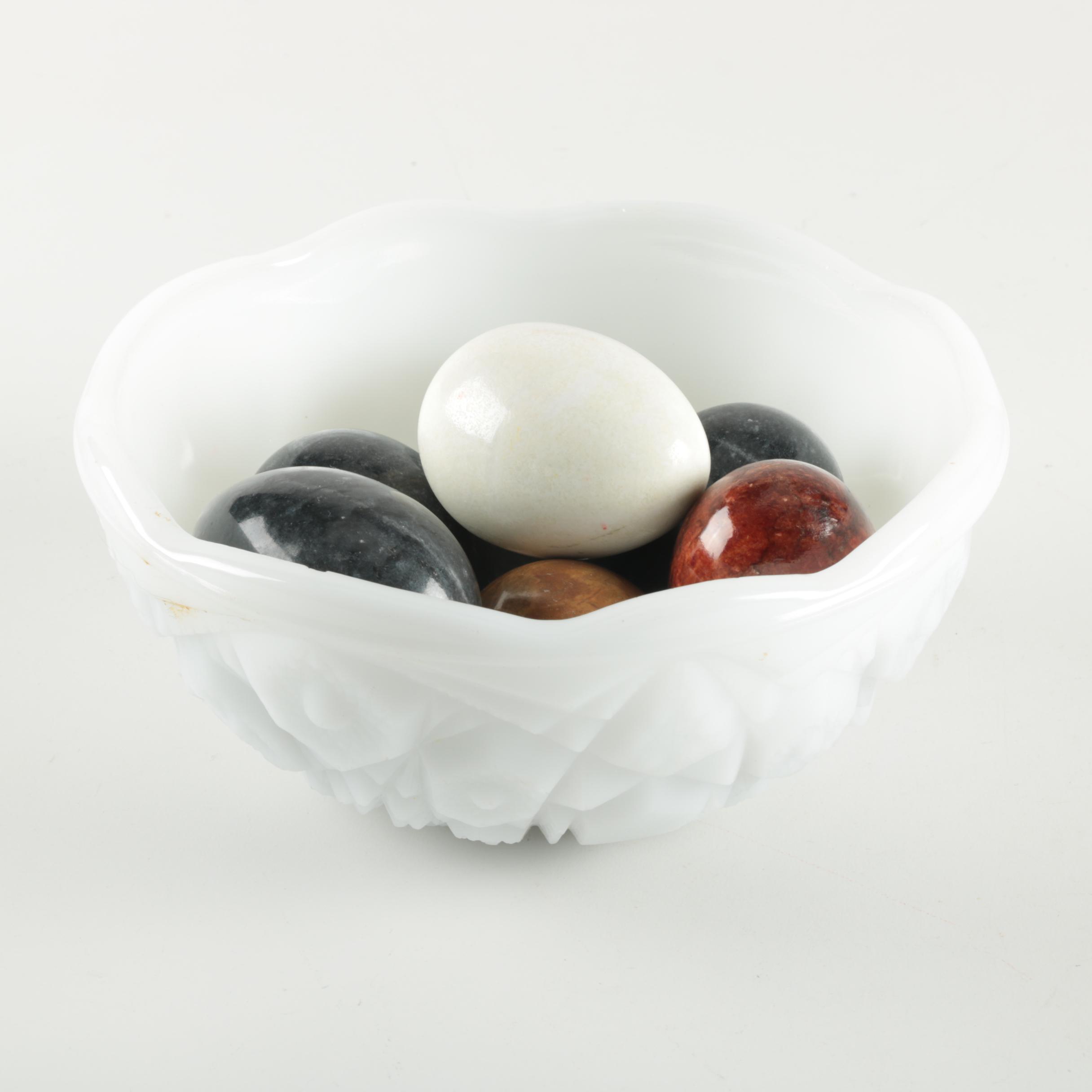 Milk Glass Decor & More