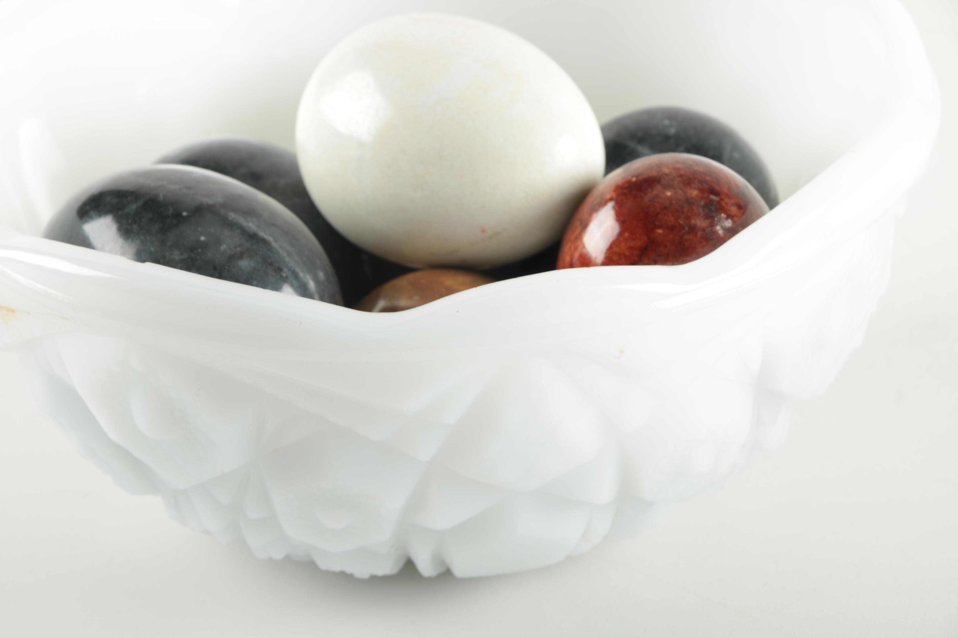 Milk Glass Decor & More