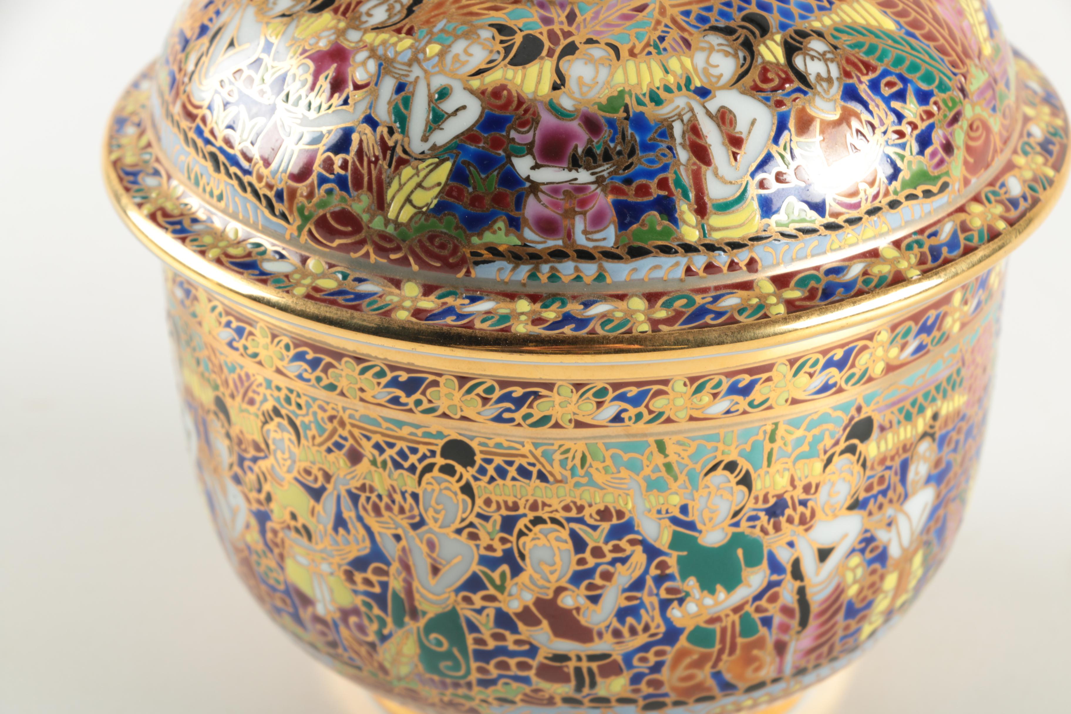 Thai Ceramic Trinket bowl