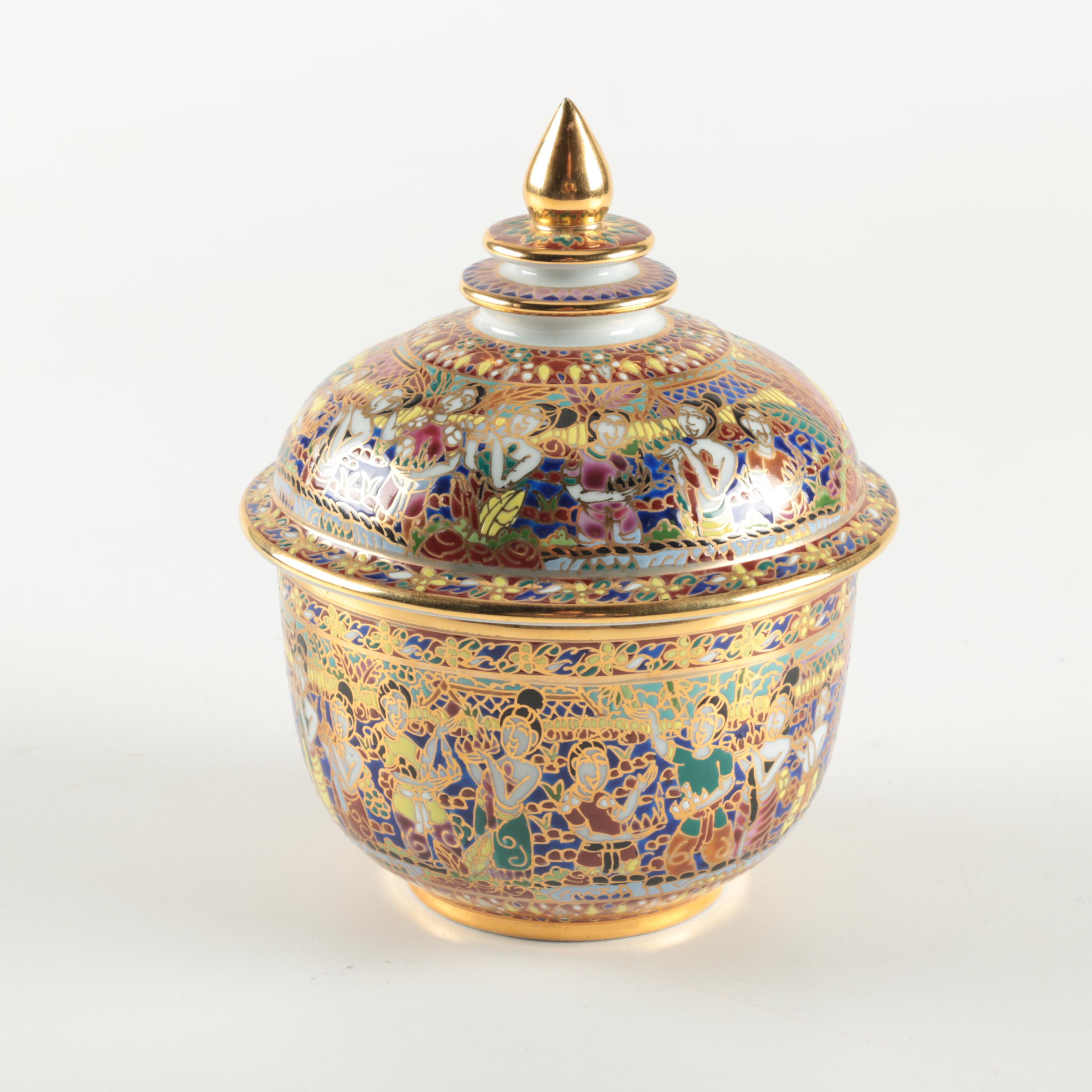 Thai Ceramic Trinket bowl