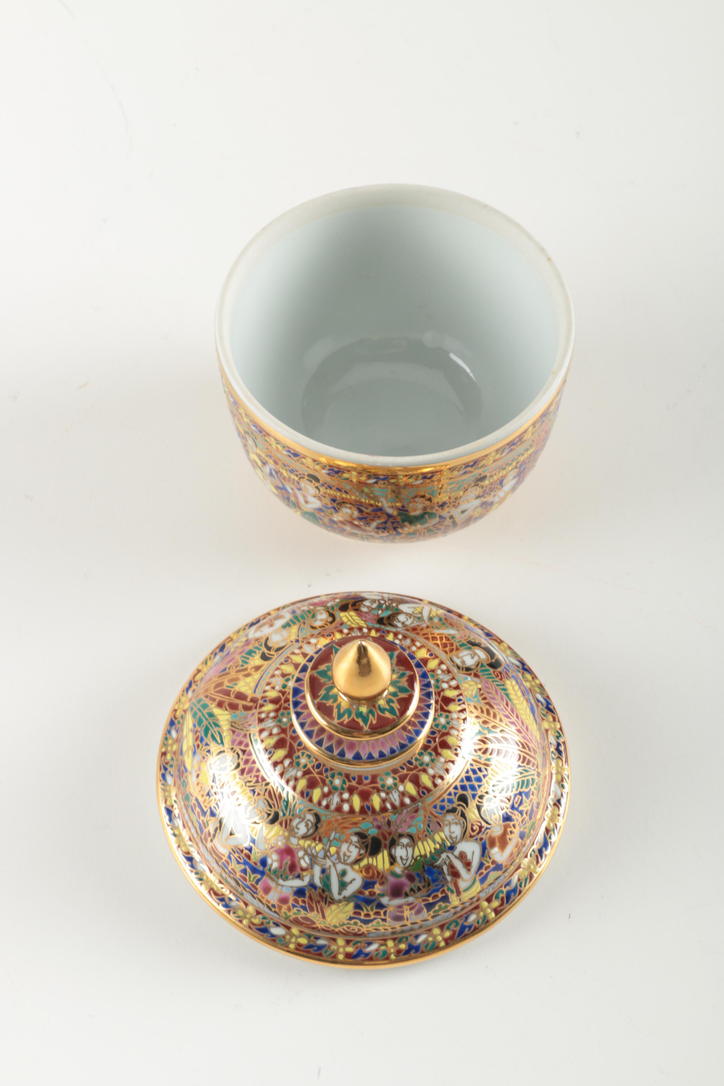 Thai Ceramic Trinket bowl