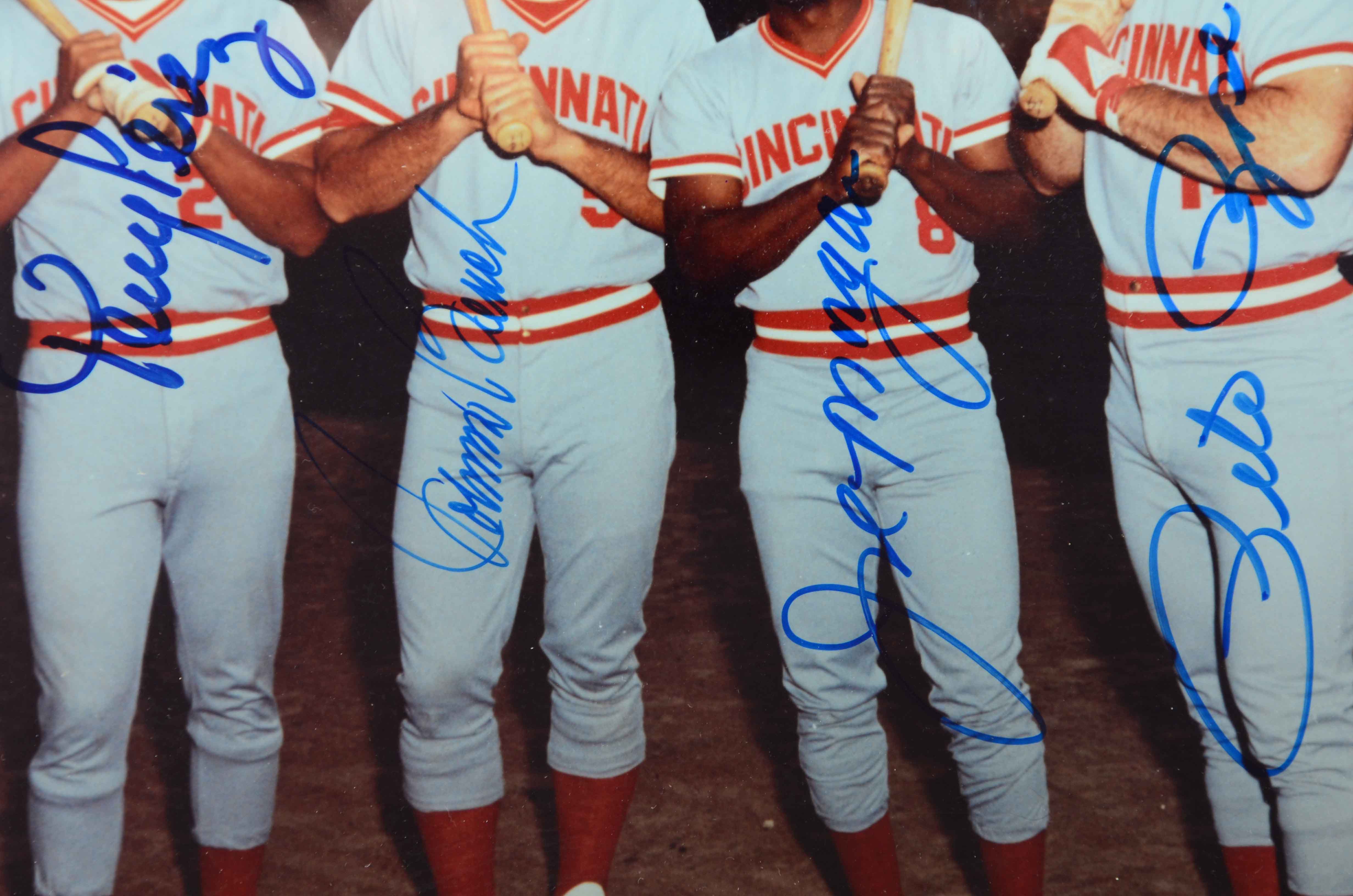 Framed Signed Perez, Bench, Morgan, Rose Picture