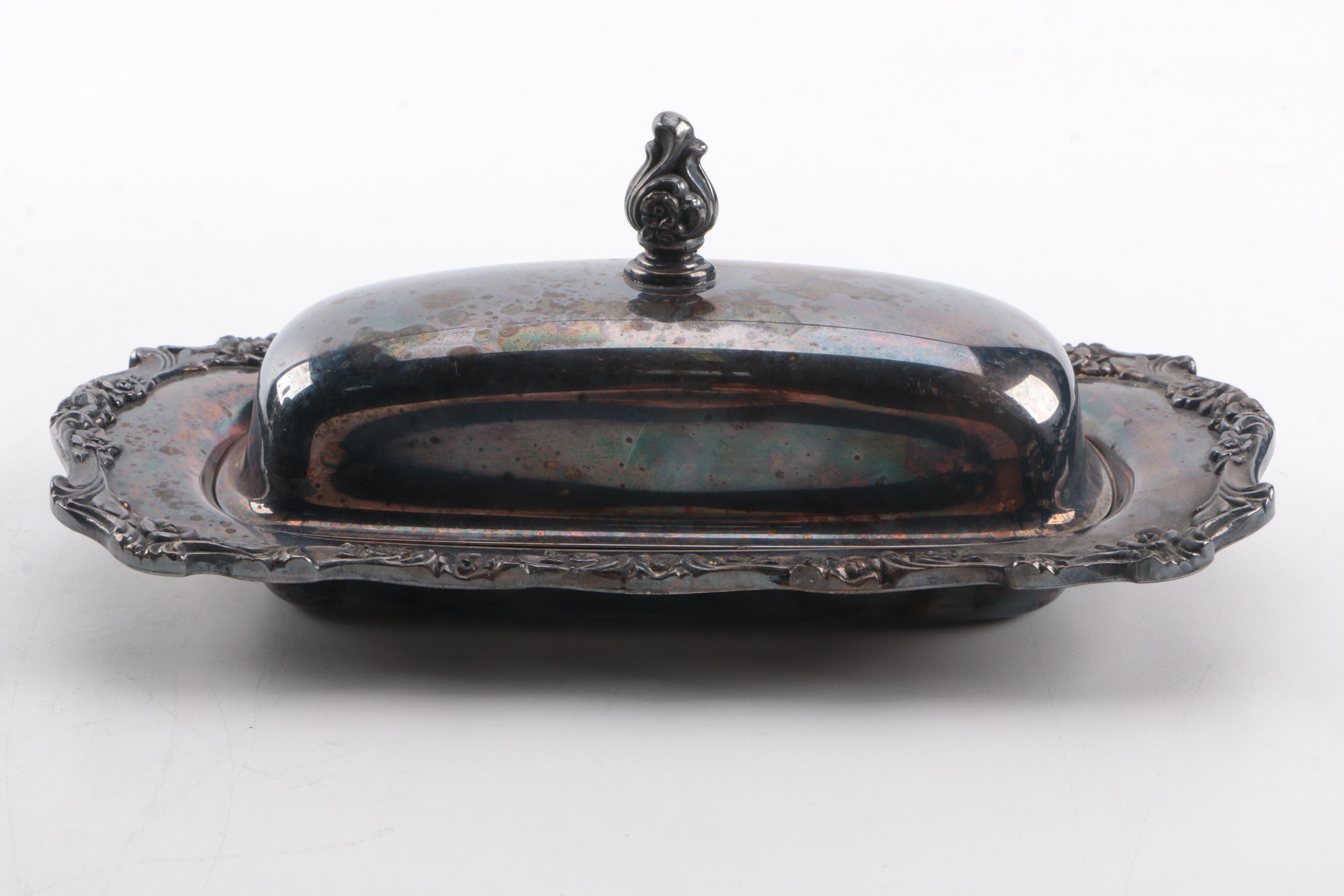 Assorted Silver-Plated Serveware and Accessories