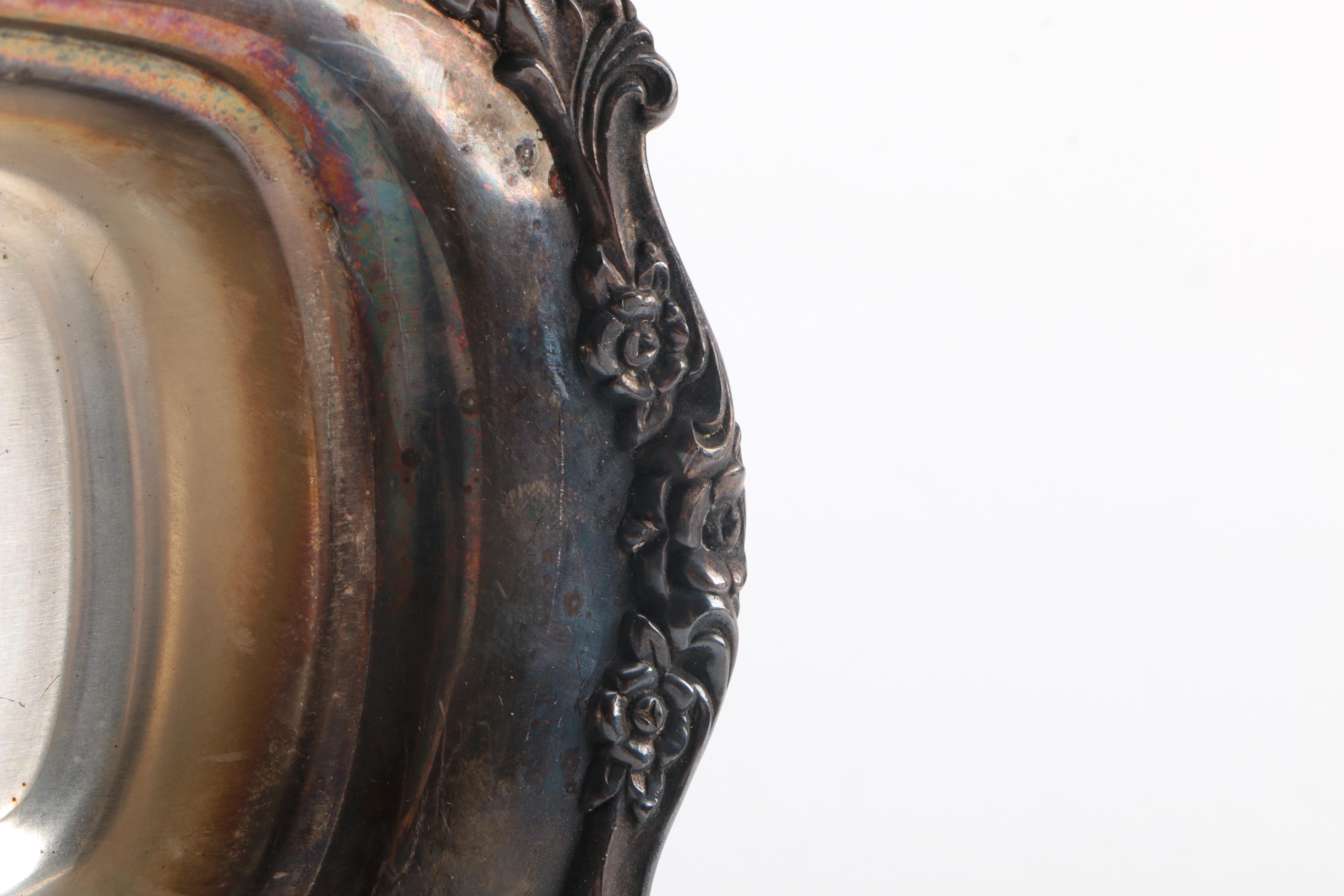 Assorted Silver-Plated Serveware and Accessories