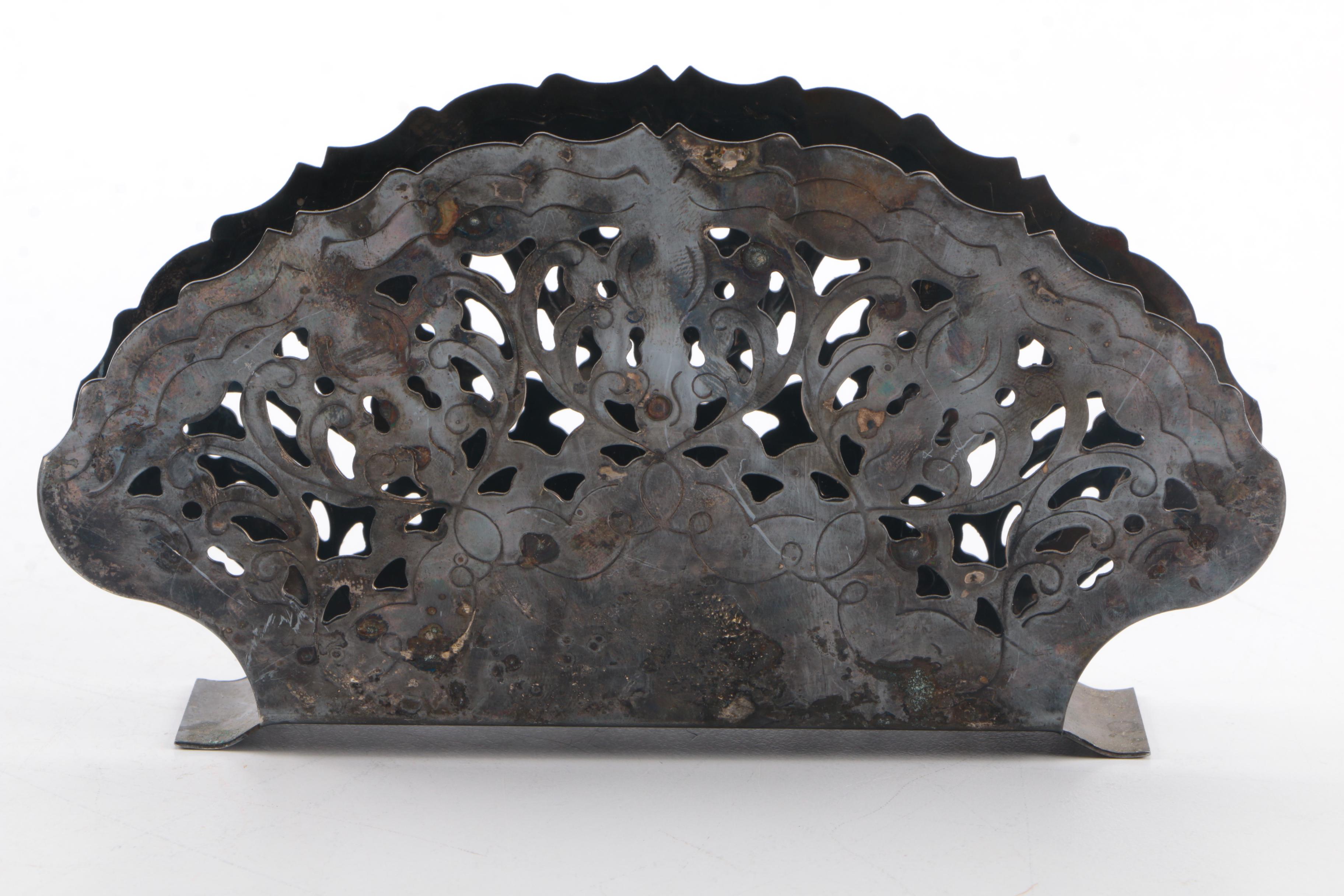 Assorted Silver-Plated Serveware and Accessories