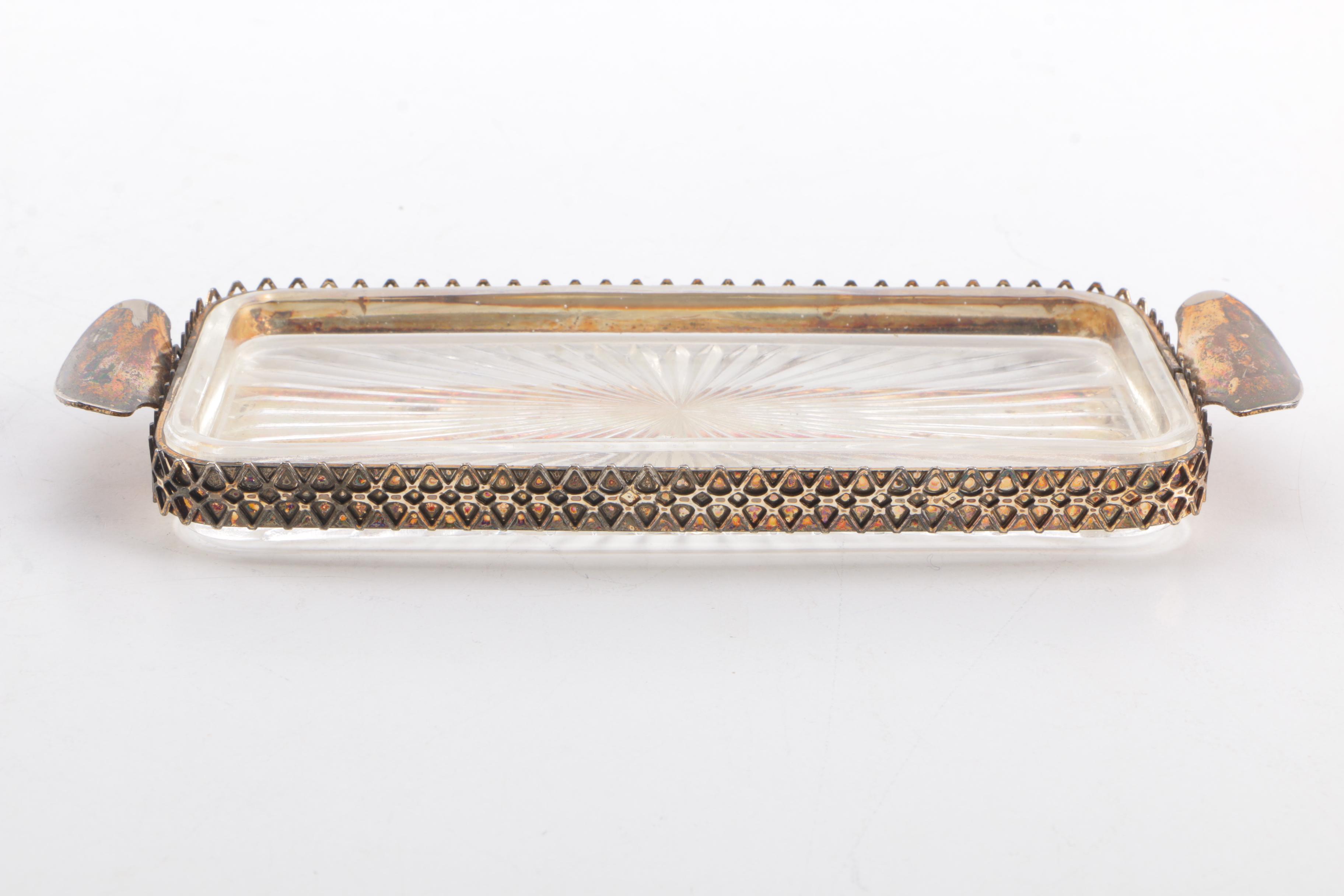 Assorted Silver-Plated Serveware and Accessories