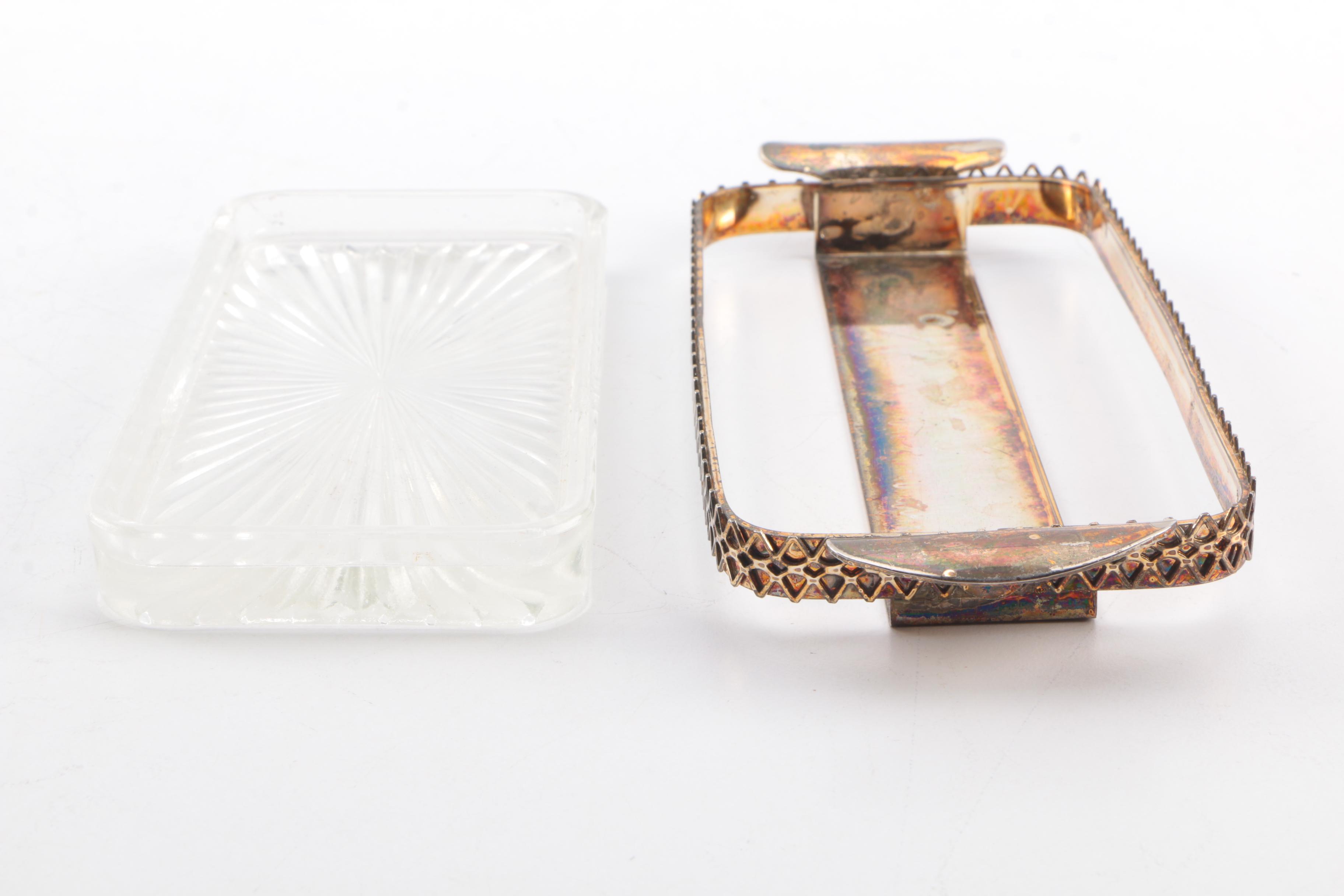 Assorted Silver-Plated Serveware and Accessories