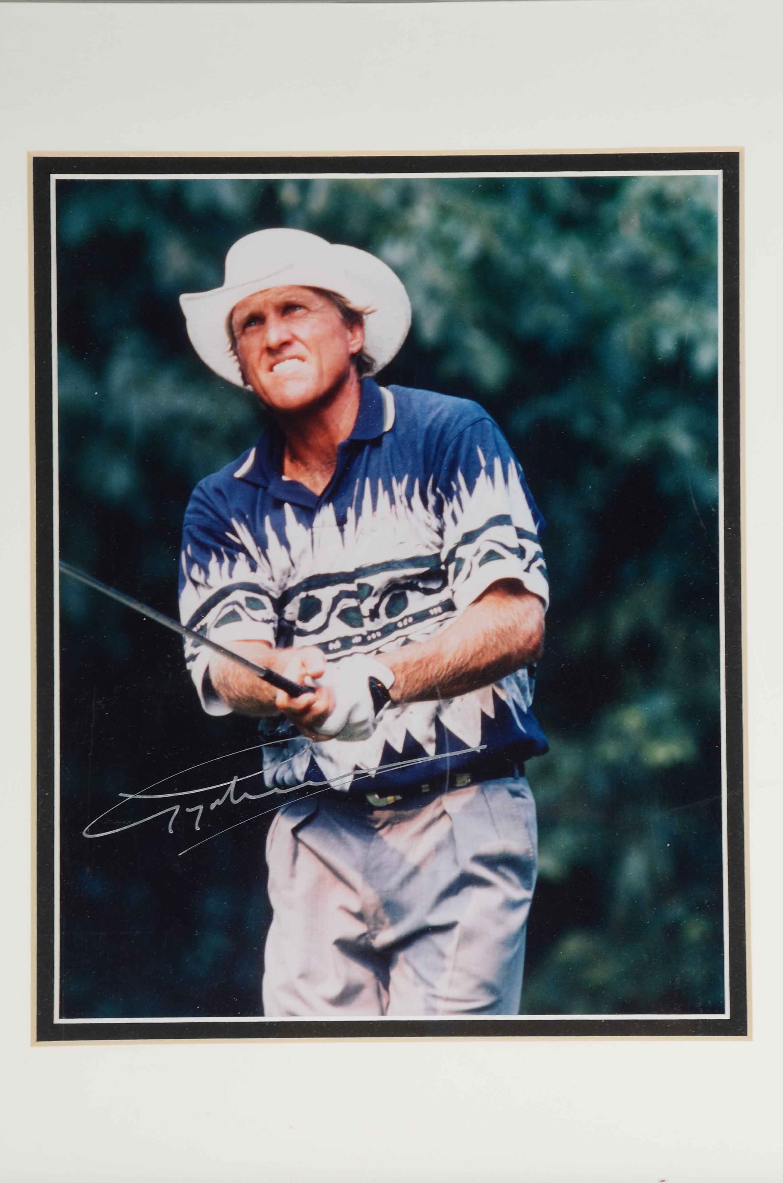 Greg Norman Signed Photo COA