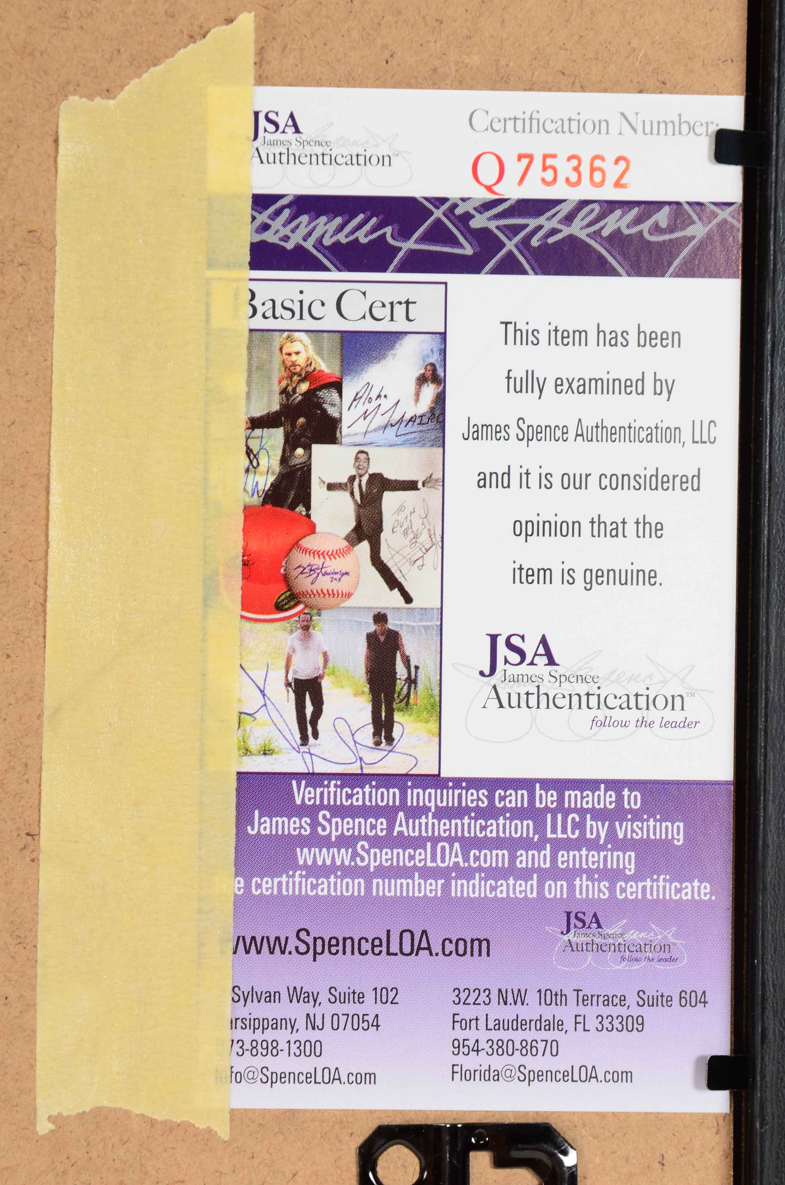 Bob Lilly Signed Photo  COA