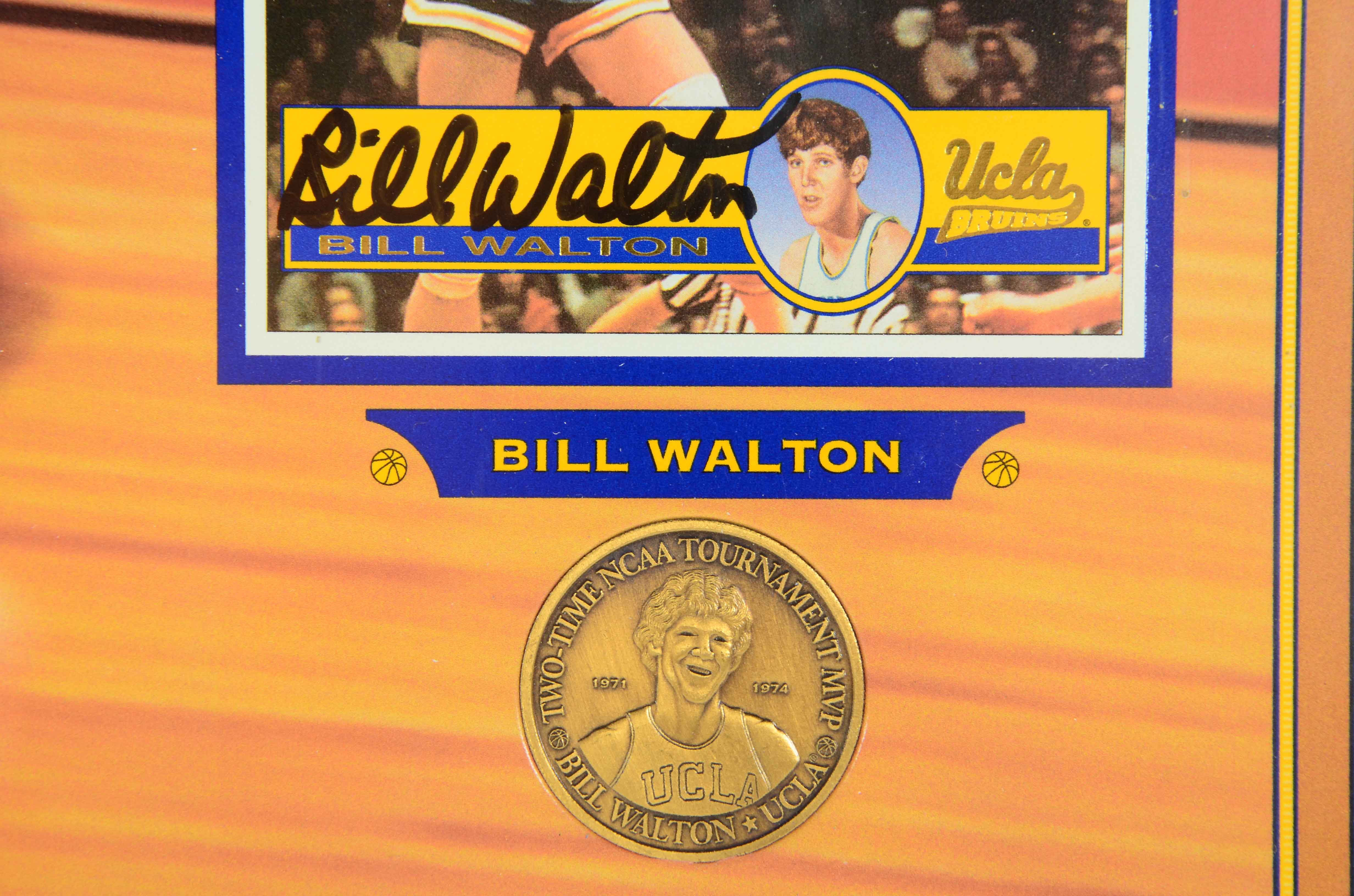 John Wooden/Bill Walton Signed Item  COA