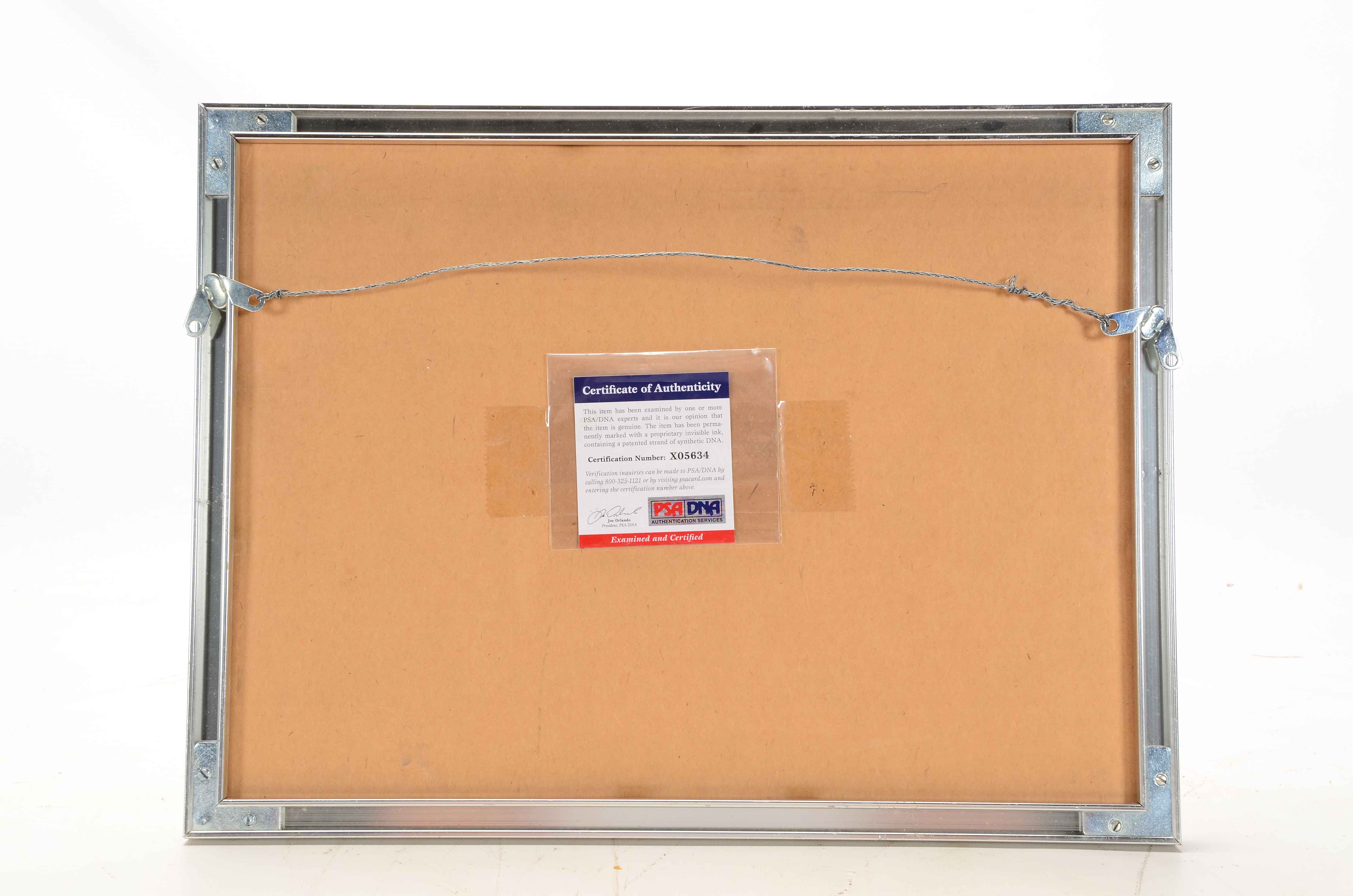 John Wooden/Bill Walton Signed Item  COA