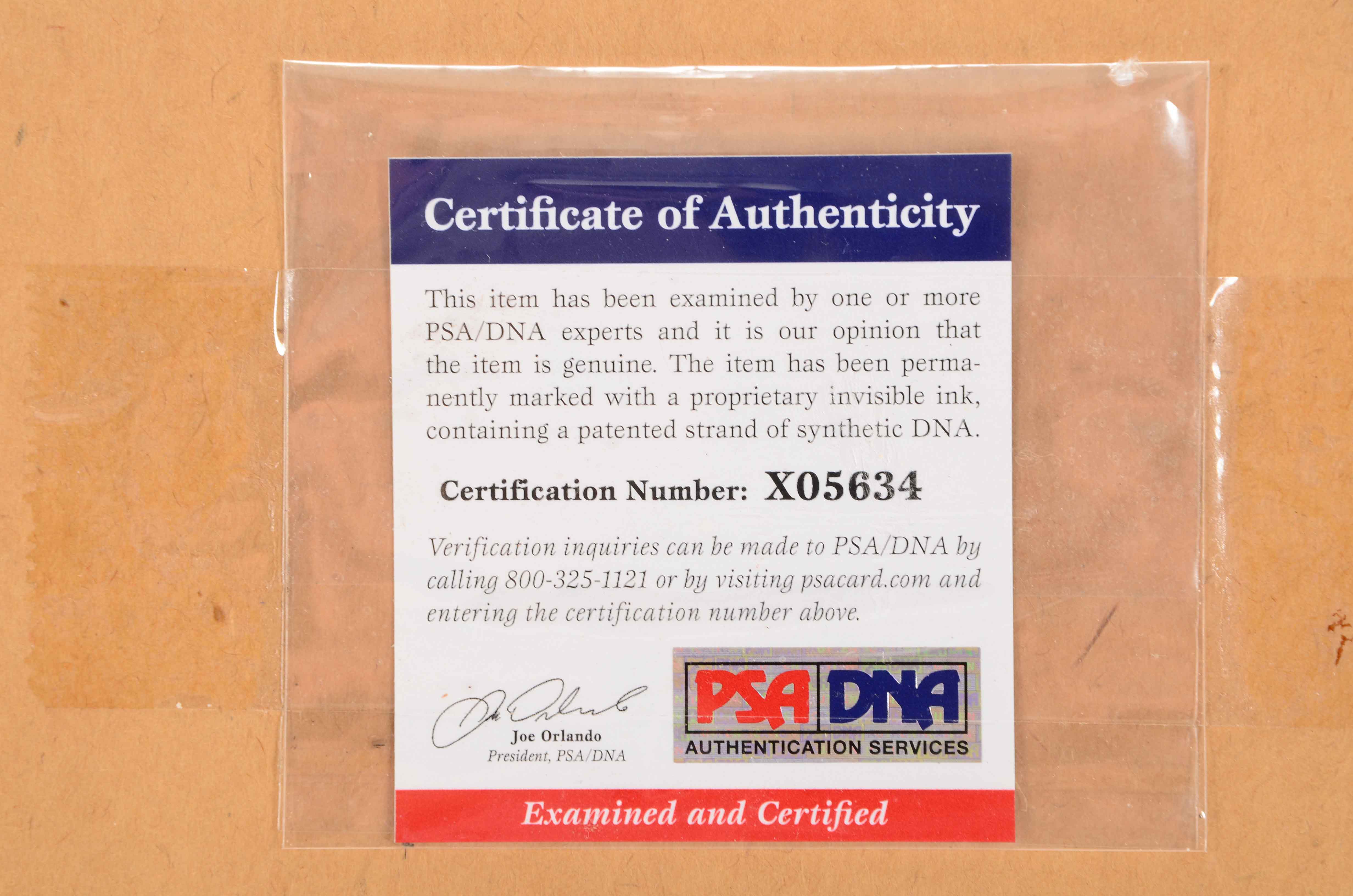 John Wooden/Bill Walton Signed Item  COA