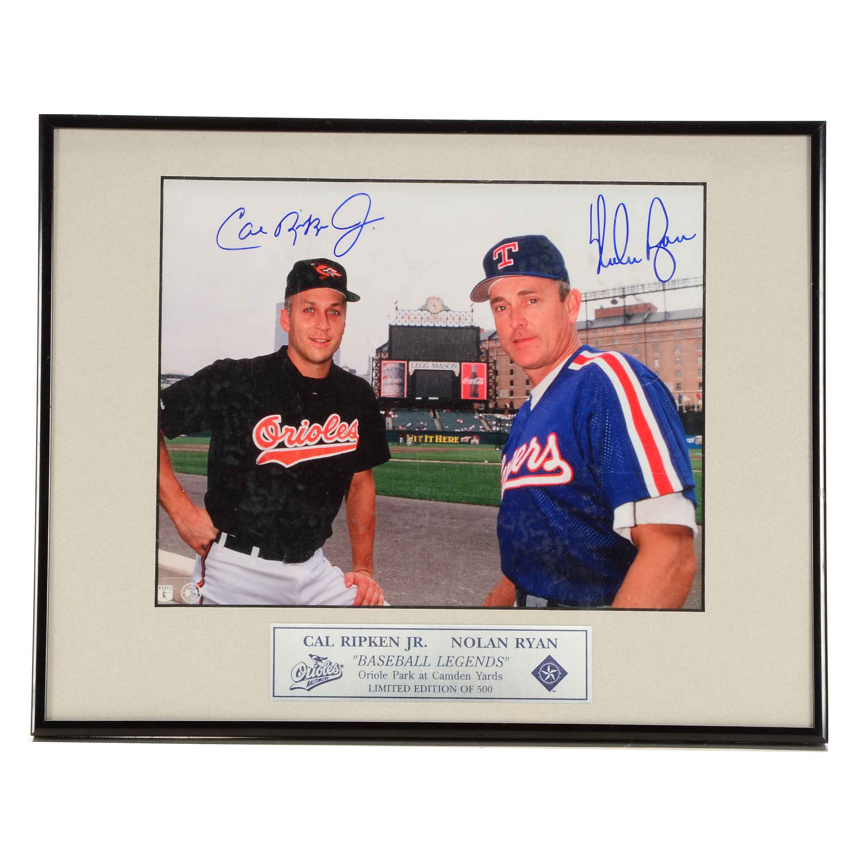 Ripken Jr. and Ryan Signed Photo COA