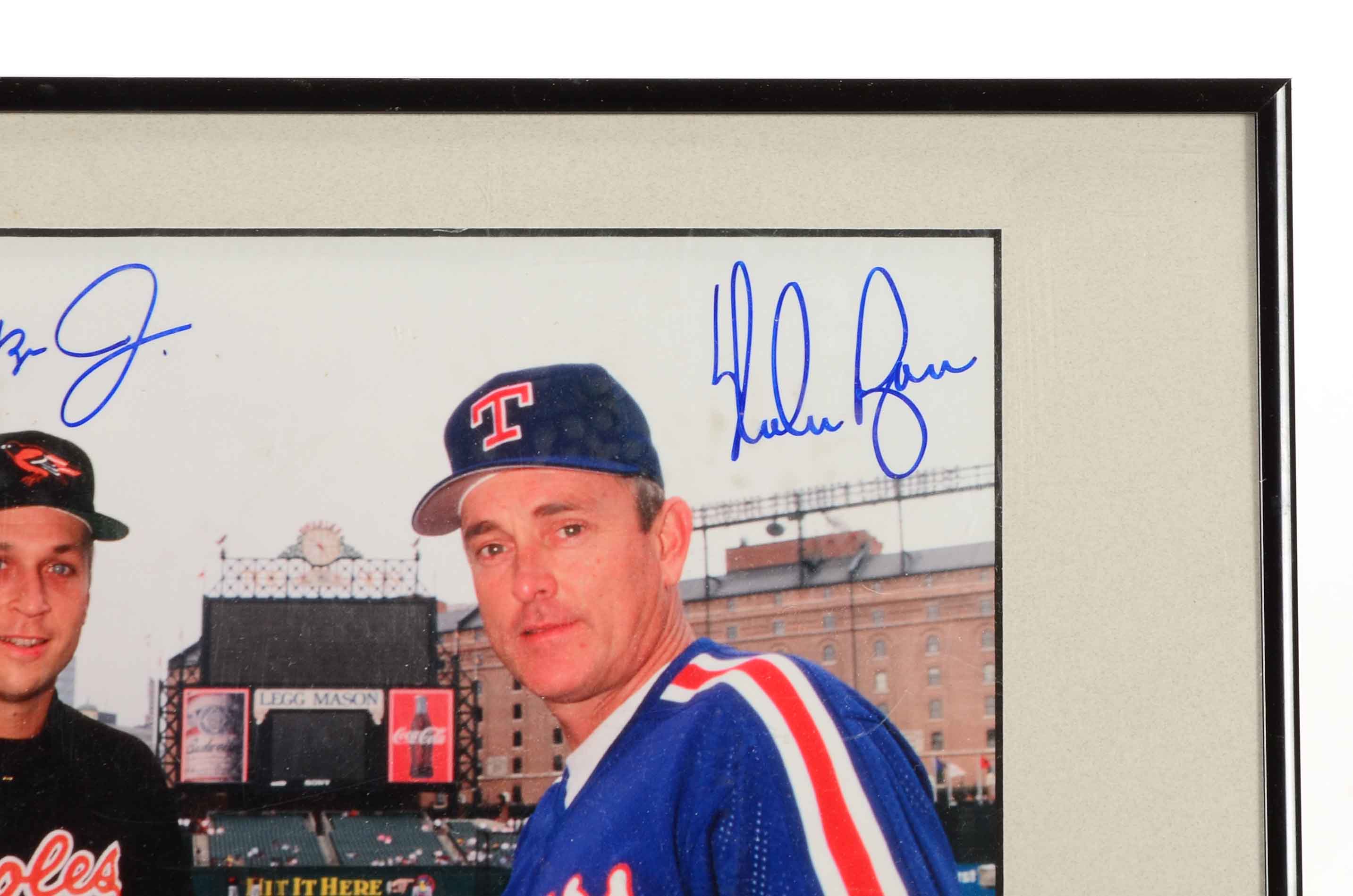 Ripken Jr. and Ryan Signed Photo COA