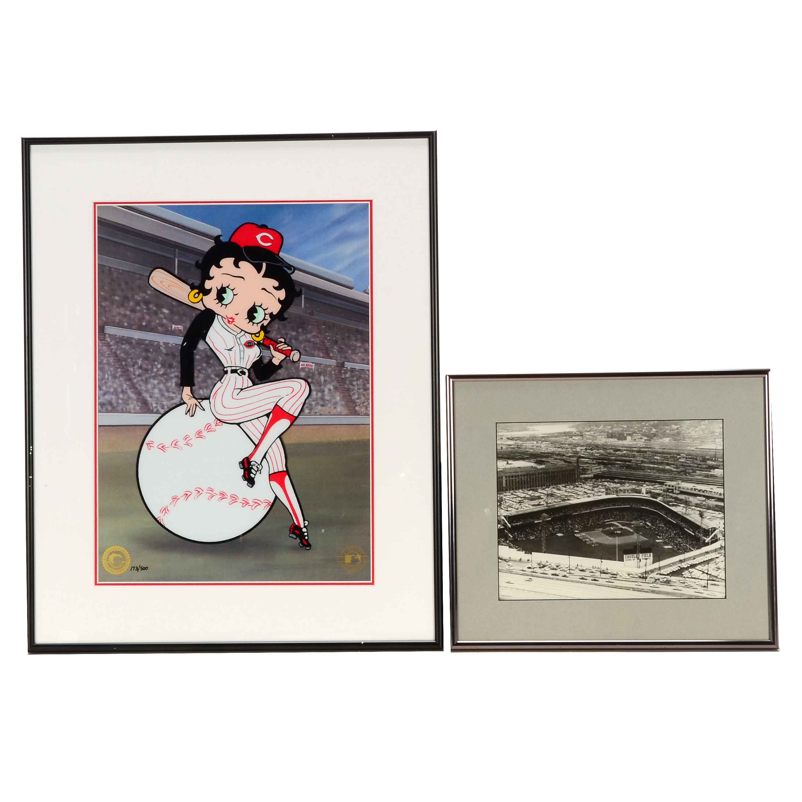 Crosley Field and Betty Boop Reds Pictures
