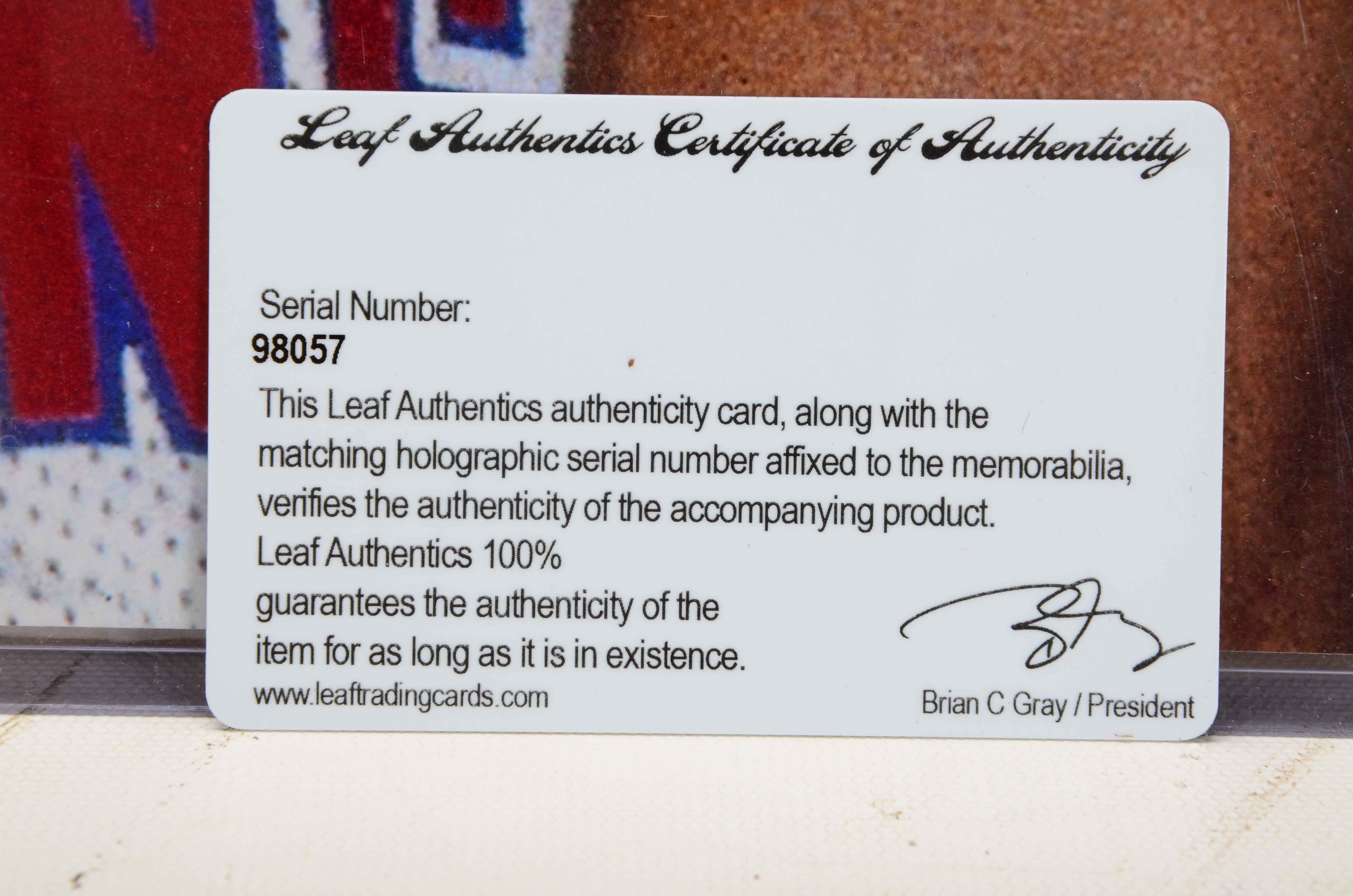 Dennis Rodman Signed Photo  COA