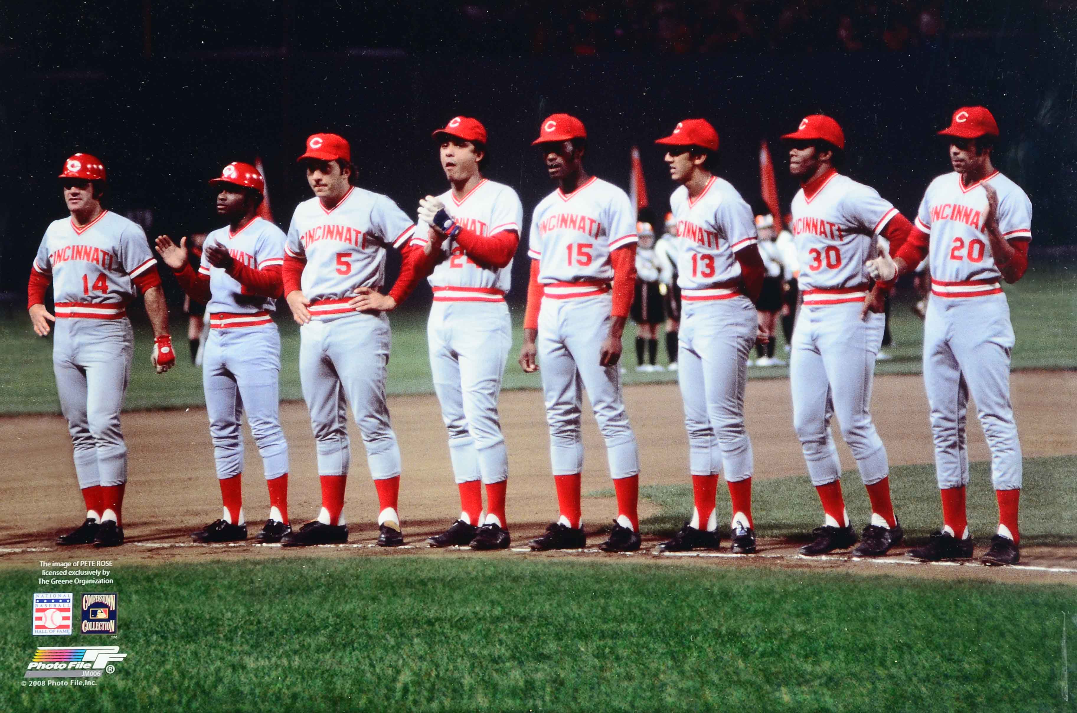 Johnny Bench Signed Photo with Great Eight Photo
