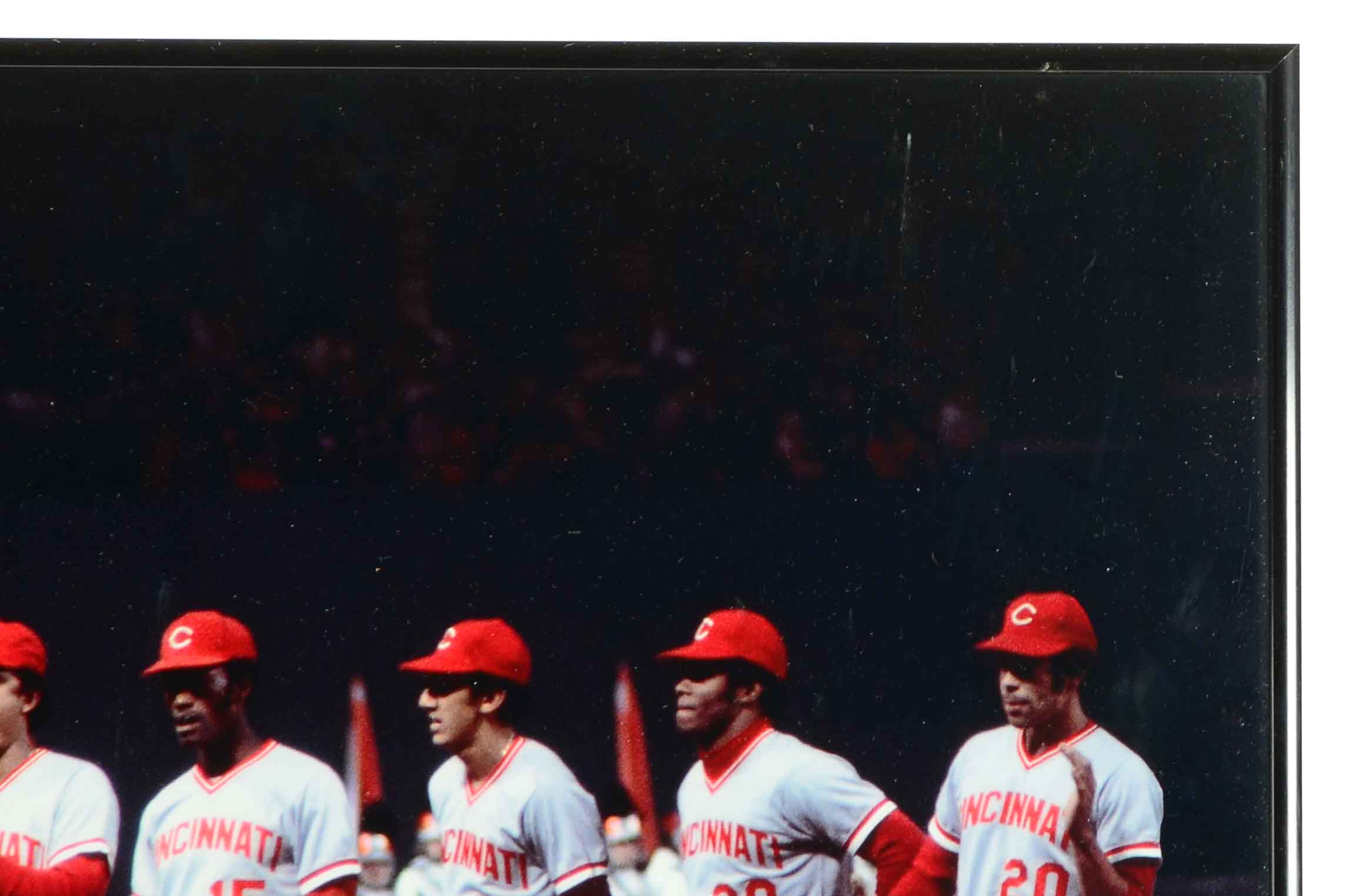 Johnny Bench Signed Photo with Great Eight Photo