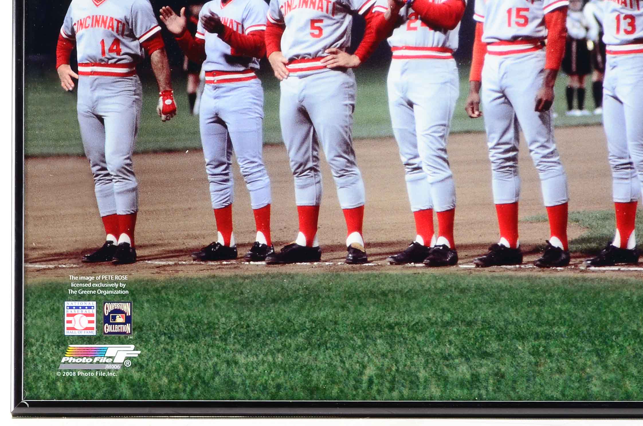 Johnny Bench Signed Photo with Great Eight Photo