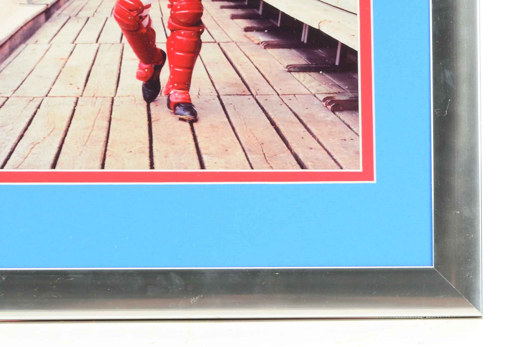 Johnny Bench Signed Photo with Great Eight Photo