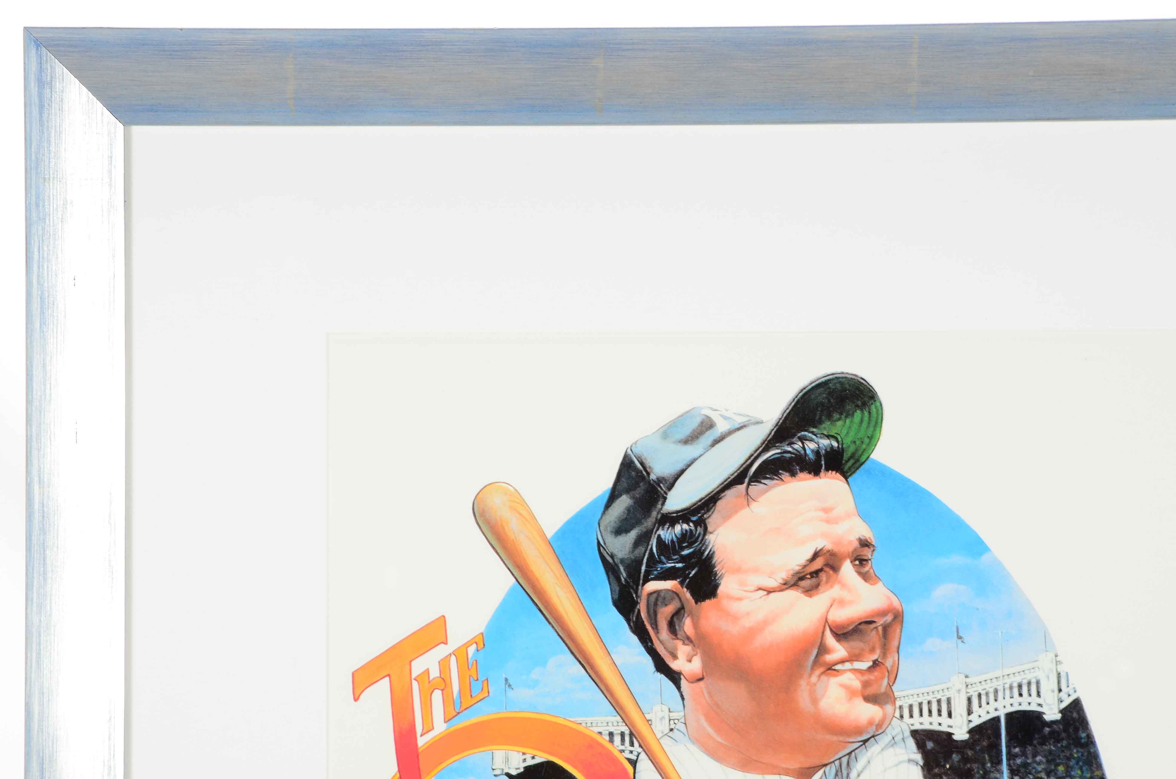 Babe Ruth Bruce Stark Signed Print