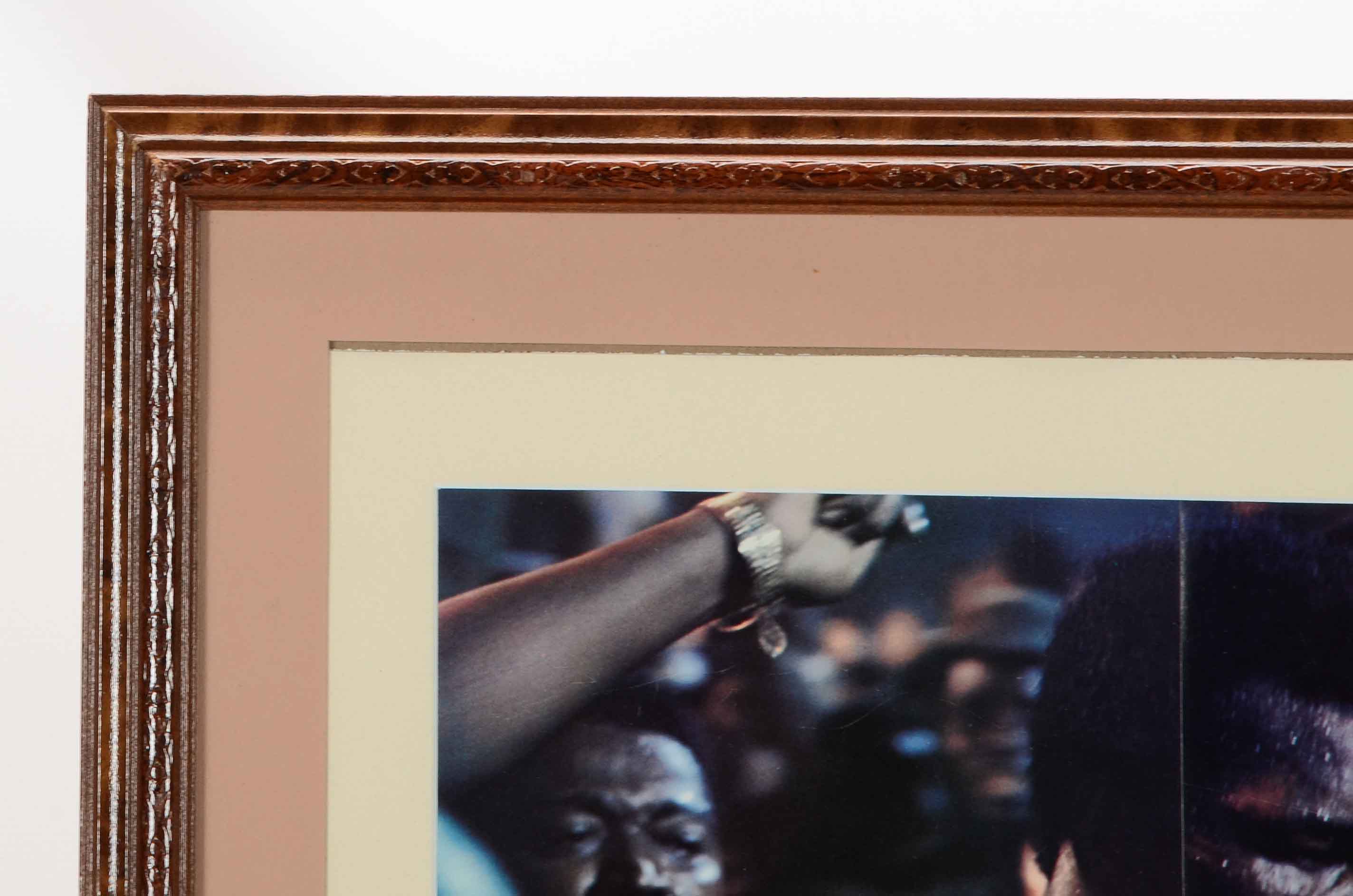 Framed Muhammad Ali Magazine Photograph