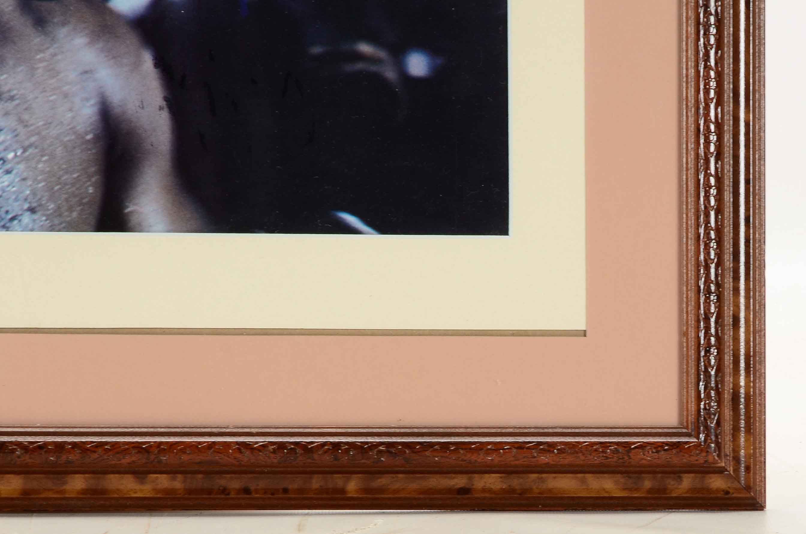 Framed Muhammad Ali Magazine Photograph