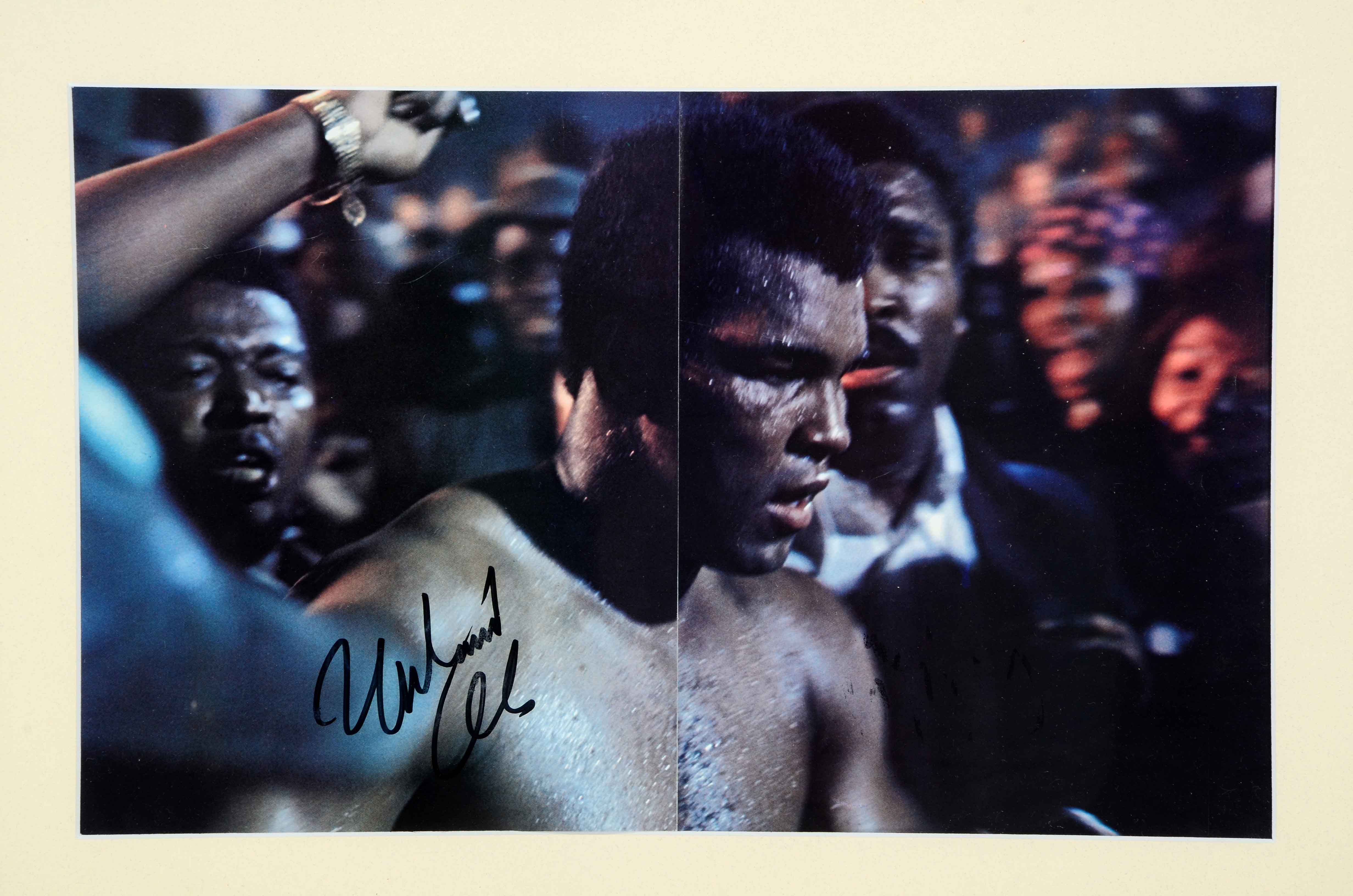 Framed Muhammad Ali Magazine Photograph