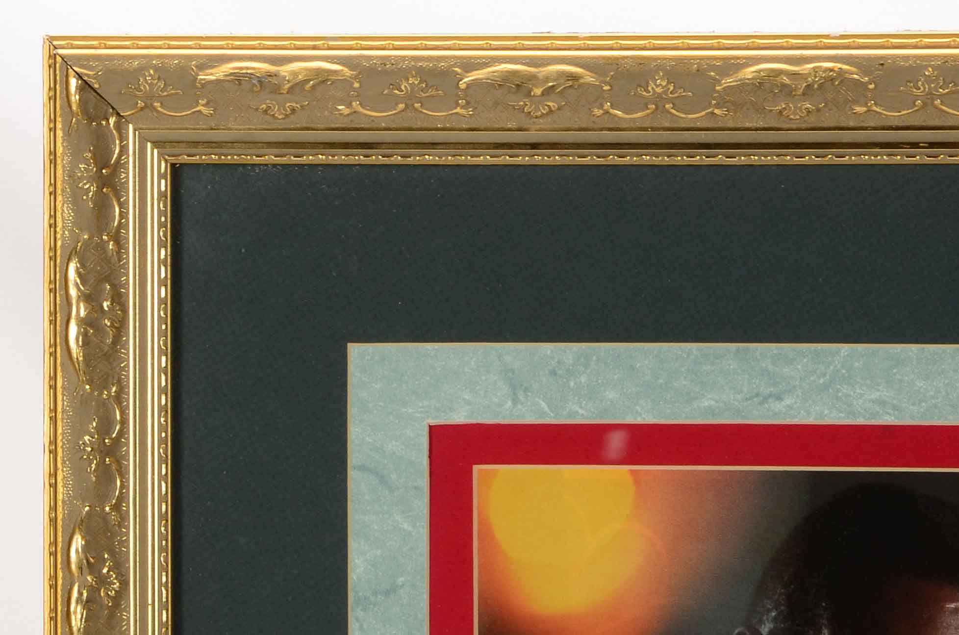 Framed Bill Russell Signed Magazine Page